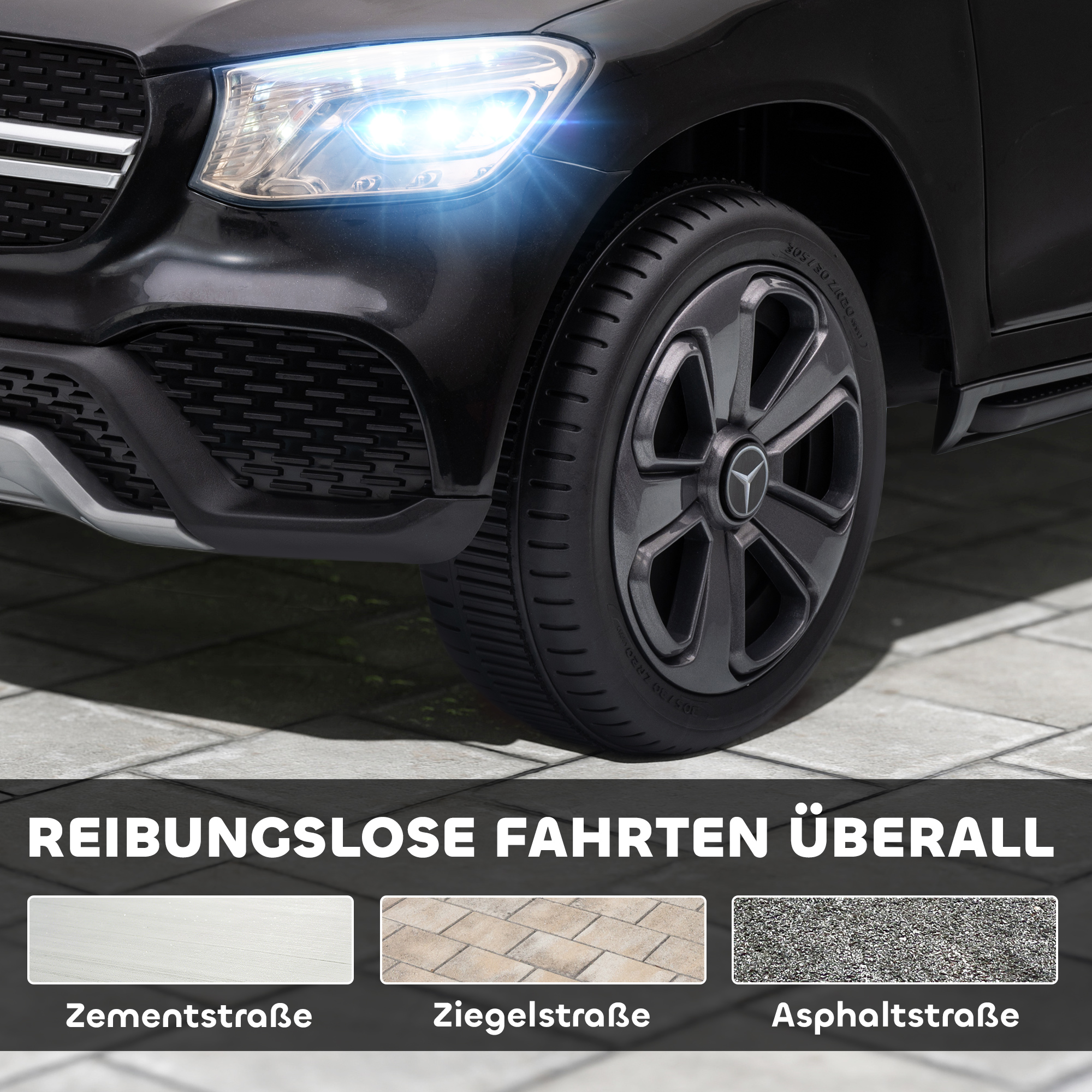 Vue multi-angles du SUV coupé noir