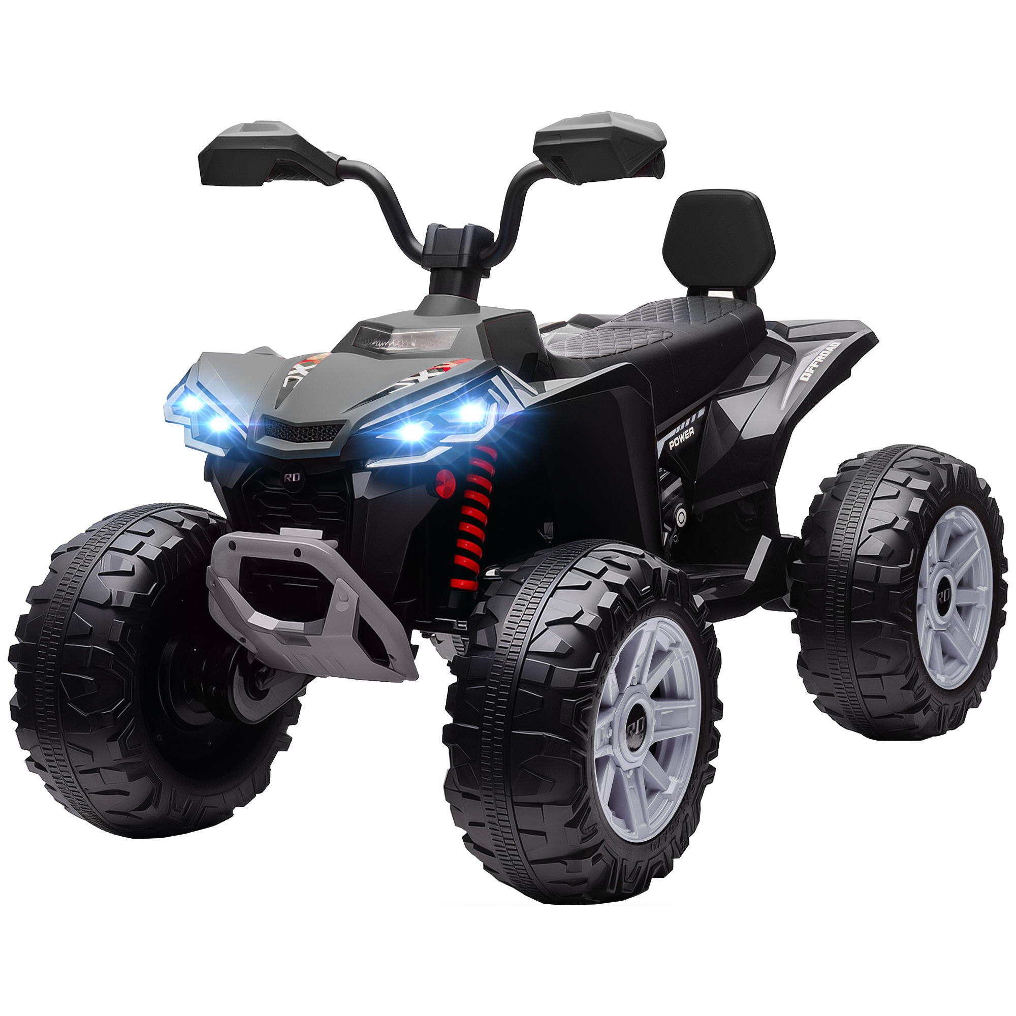 Deux enfants sur le quad