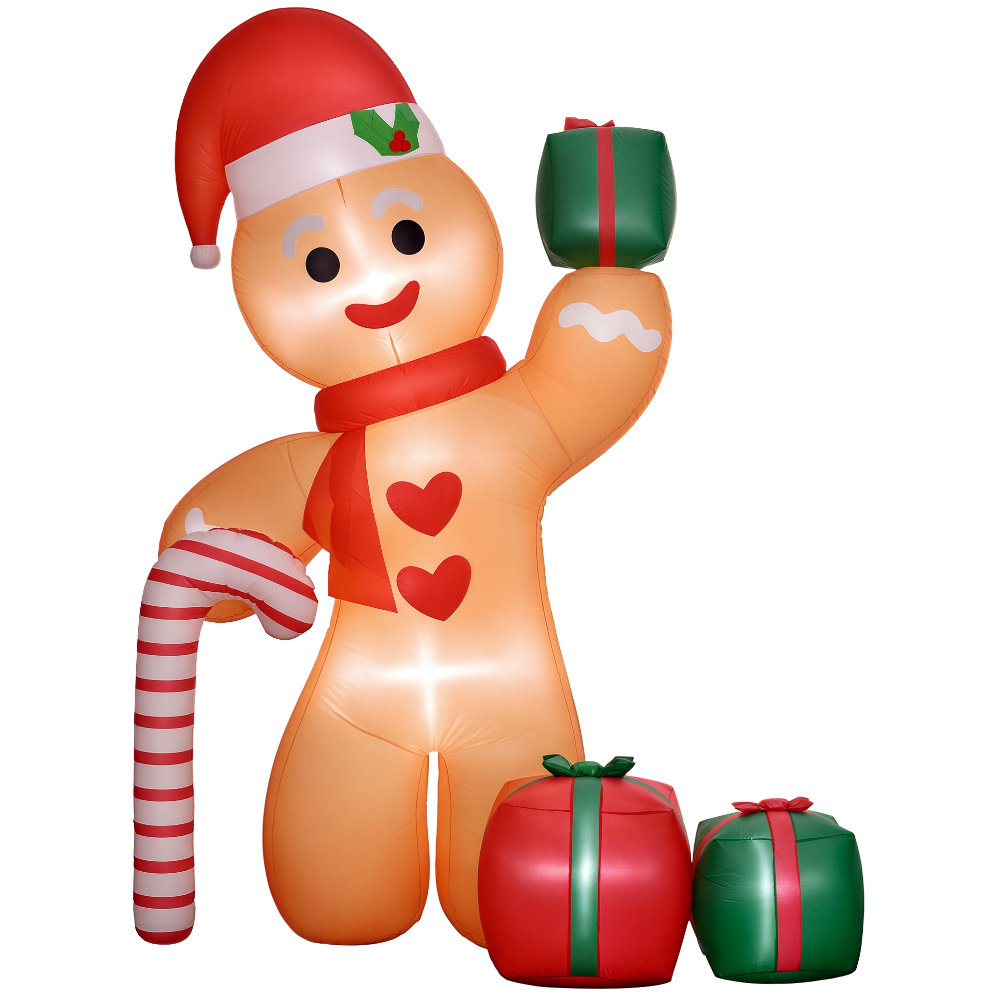 Bonhomme en pain d'épices gonflable