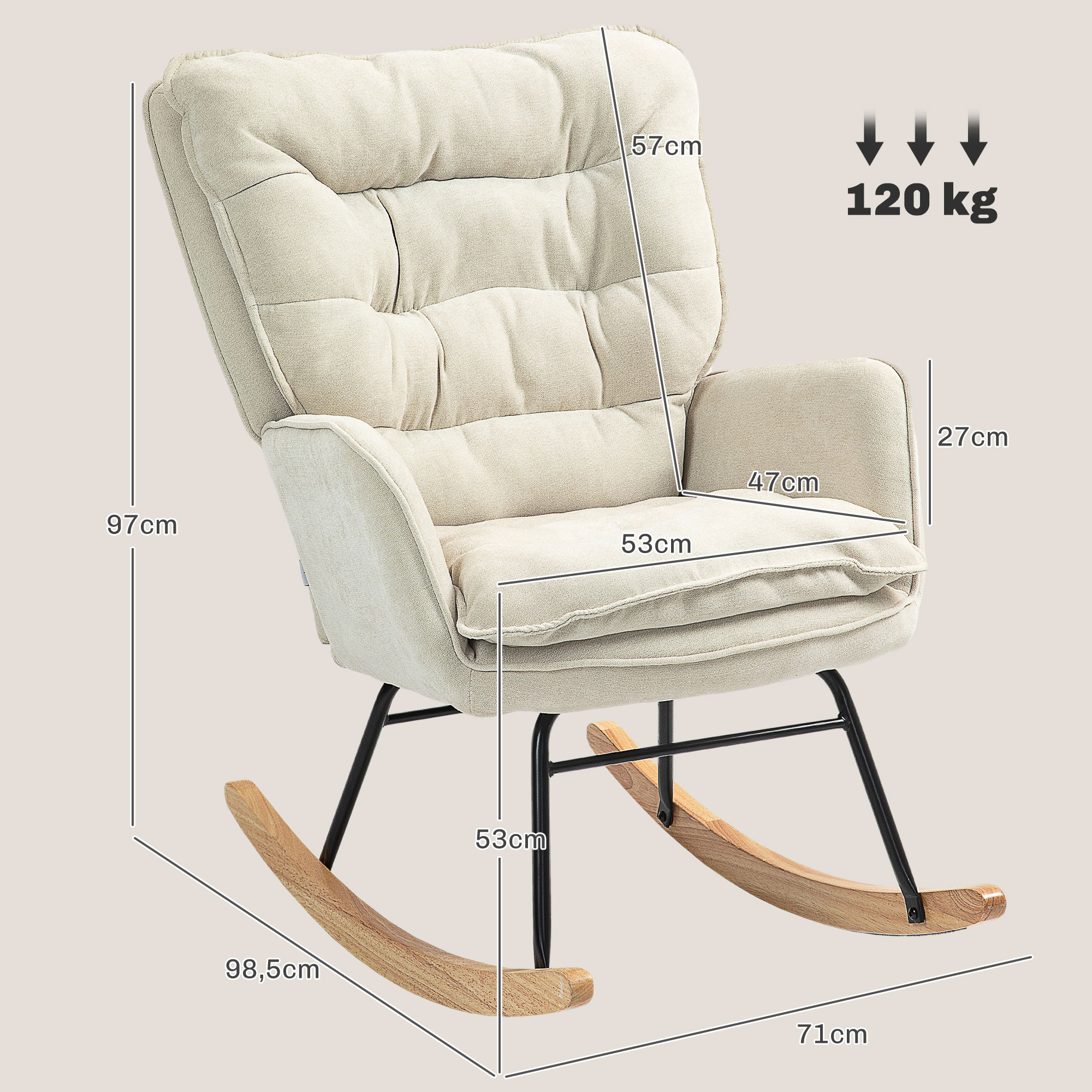 Fauteuil bascule design
