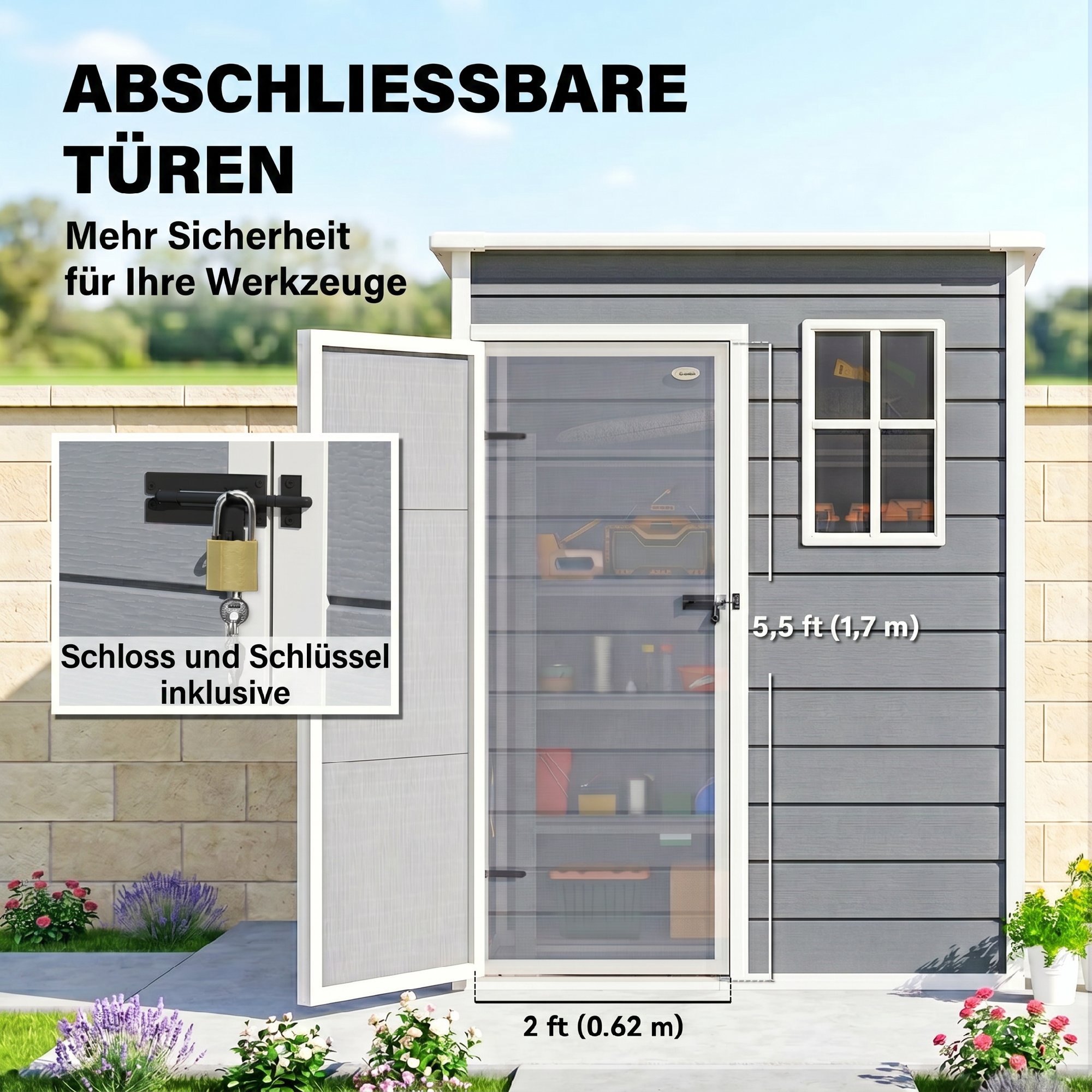L'abri dans le jardin
