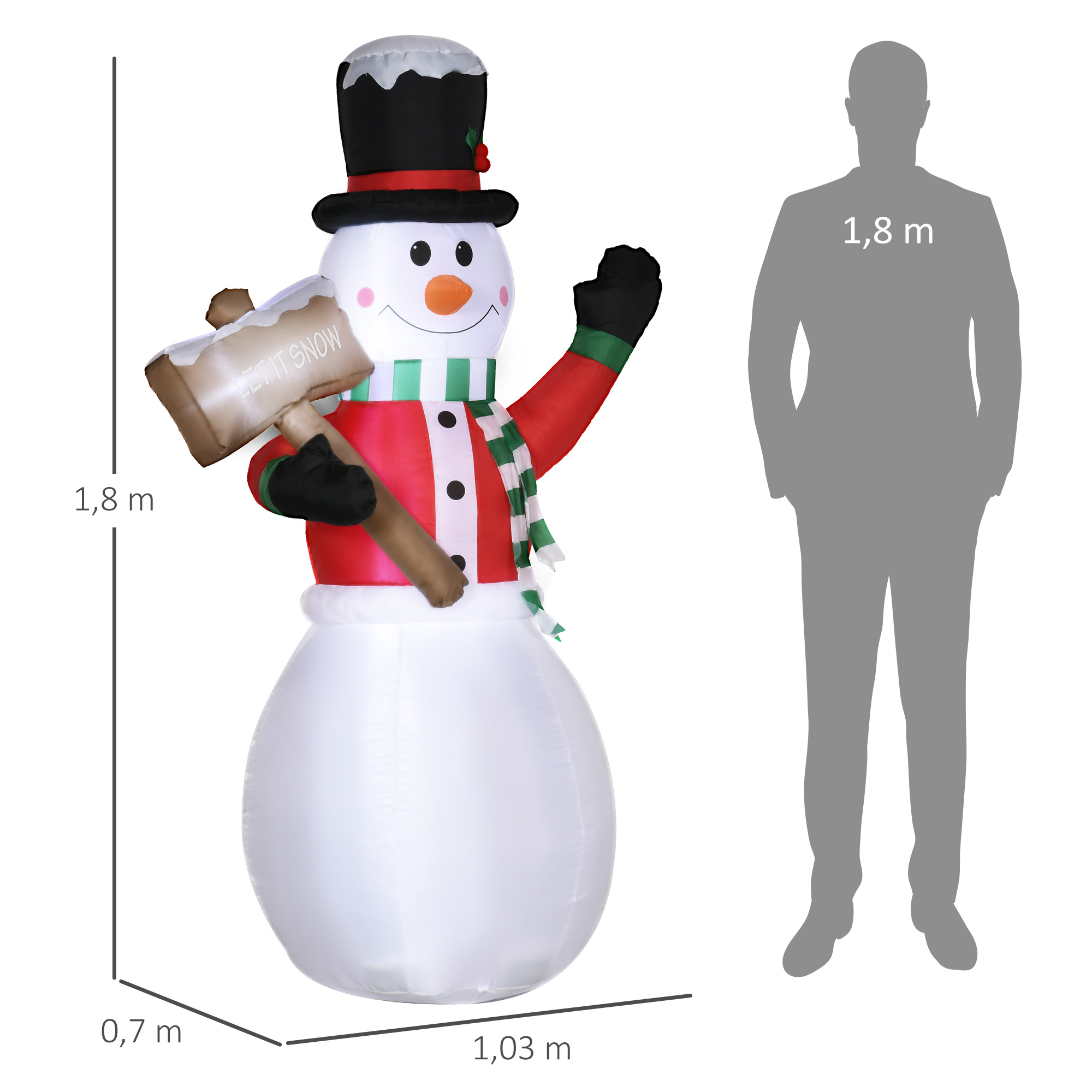 Bonhomme de neige Noël