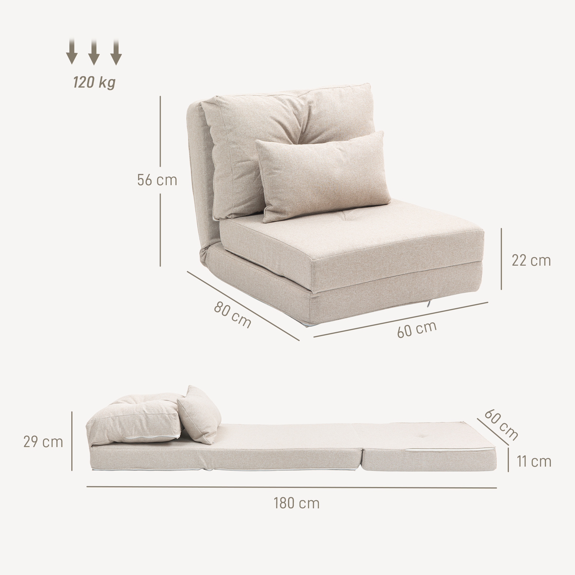 Coussin inclus