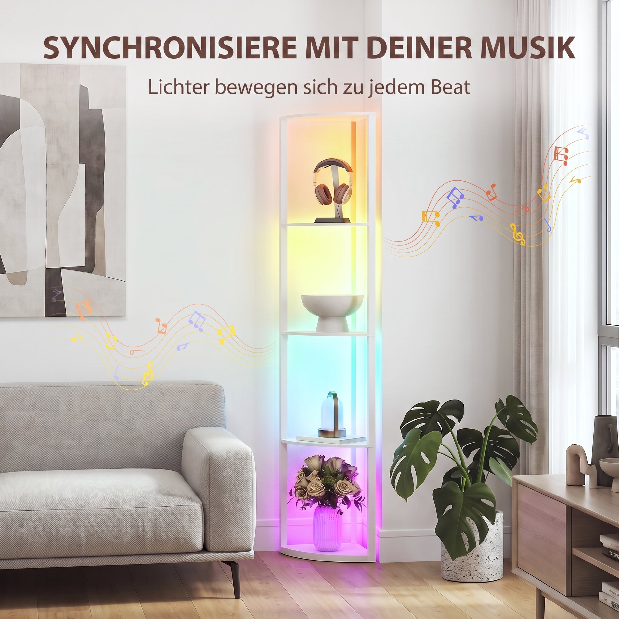 Effets lumineux RGB plusieurs couleurs