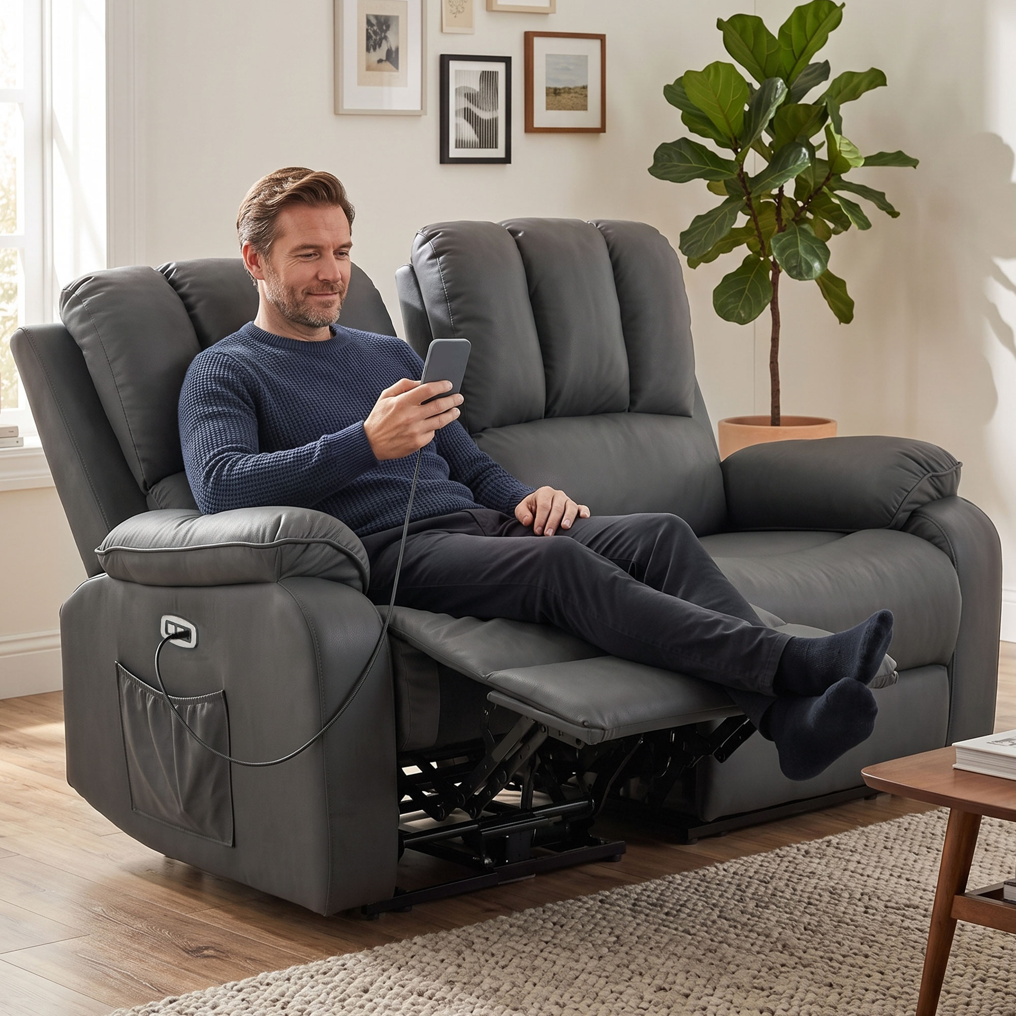 Canapé ports USB