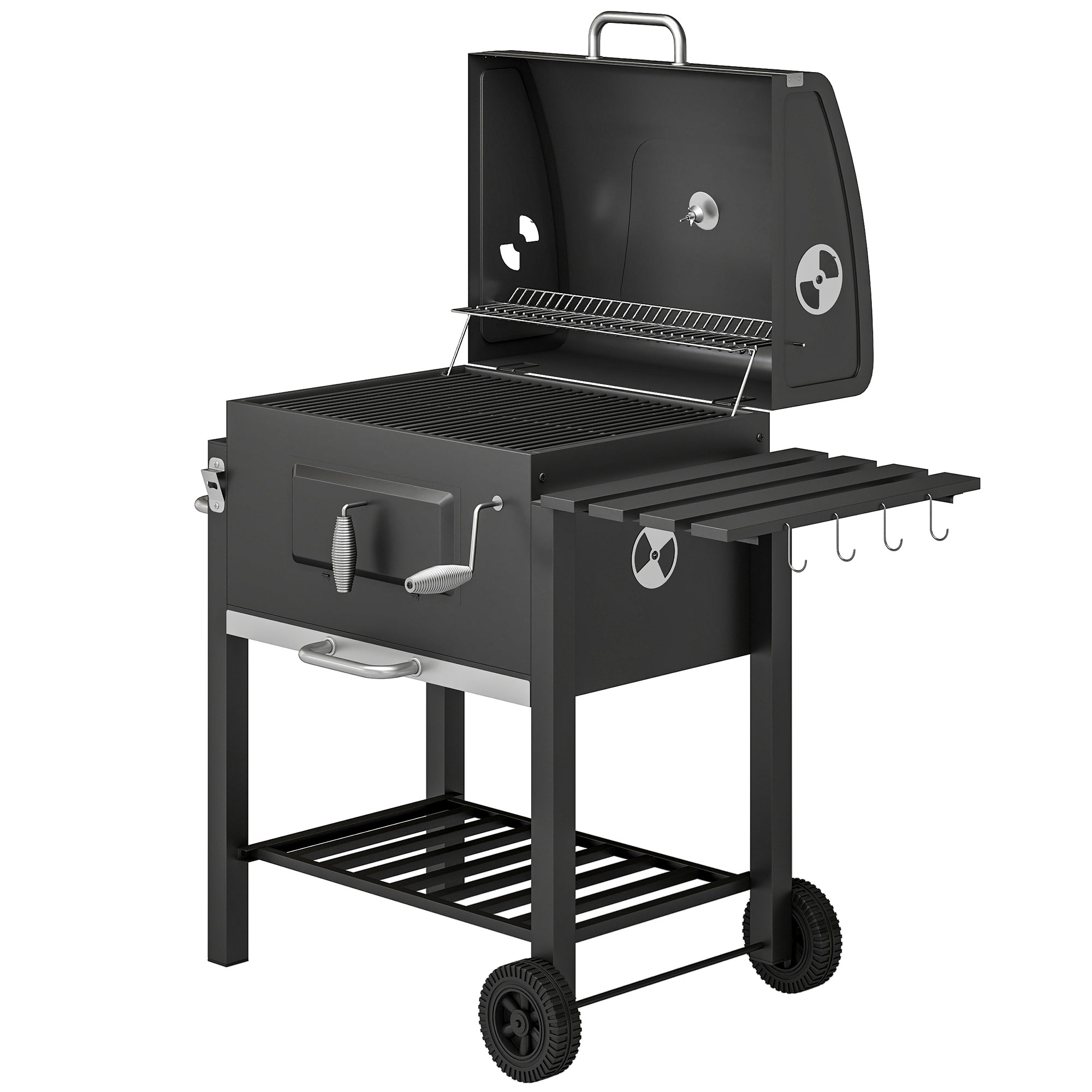 Barbecue à charbon de bois Irovami - vue complète
