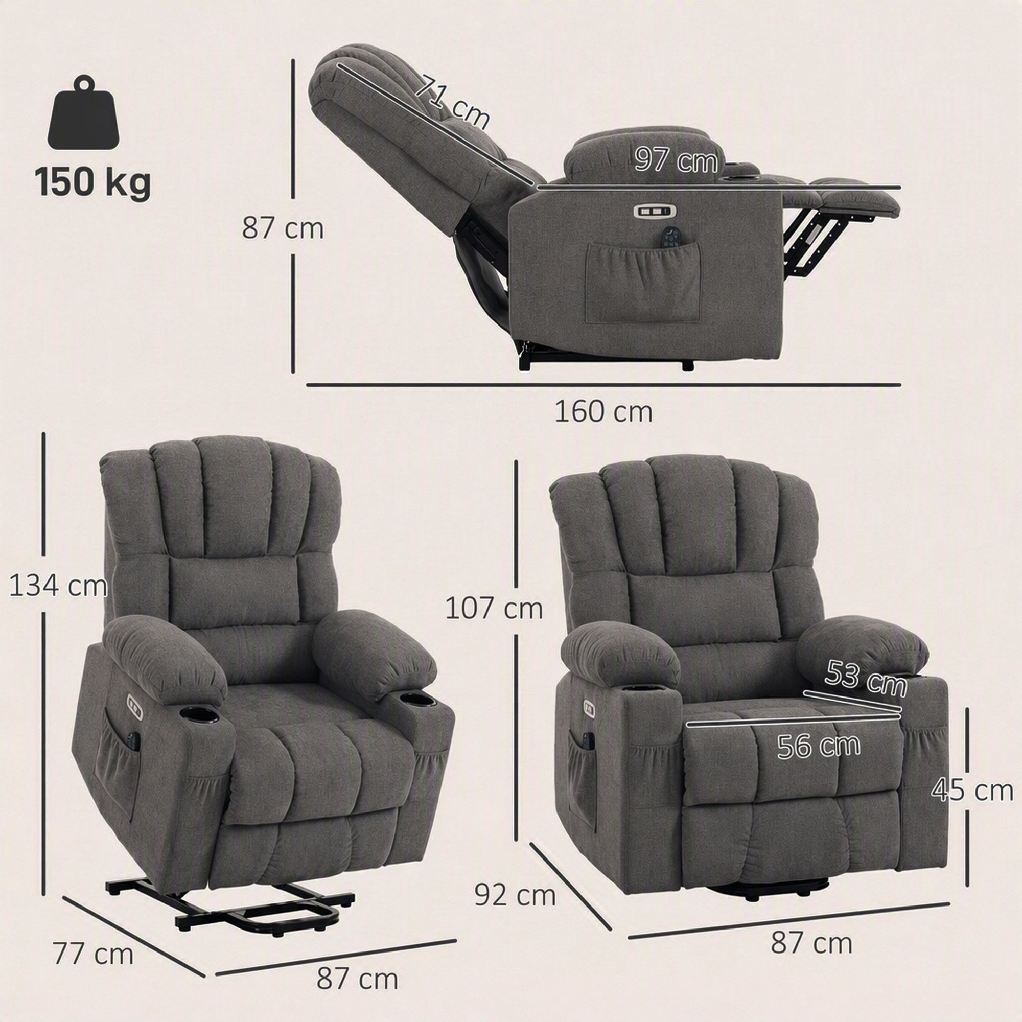 Fauteuil releveur design