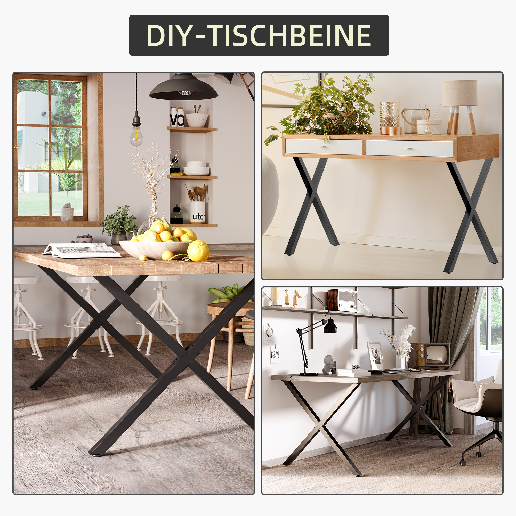 Exemple d'utilisation pour table‑bureau‑console DIY
