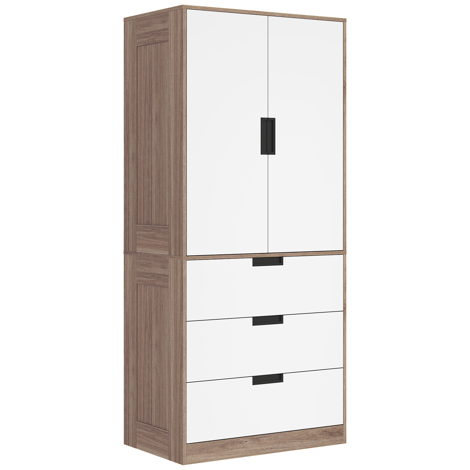 Armoire 2 portes. armoire moderne avec 3