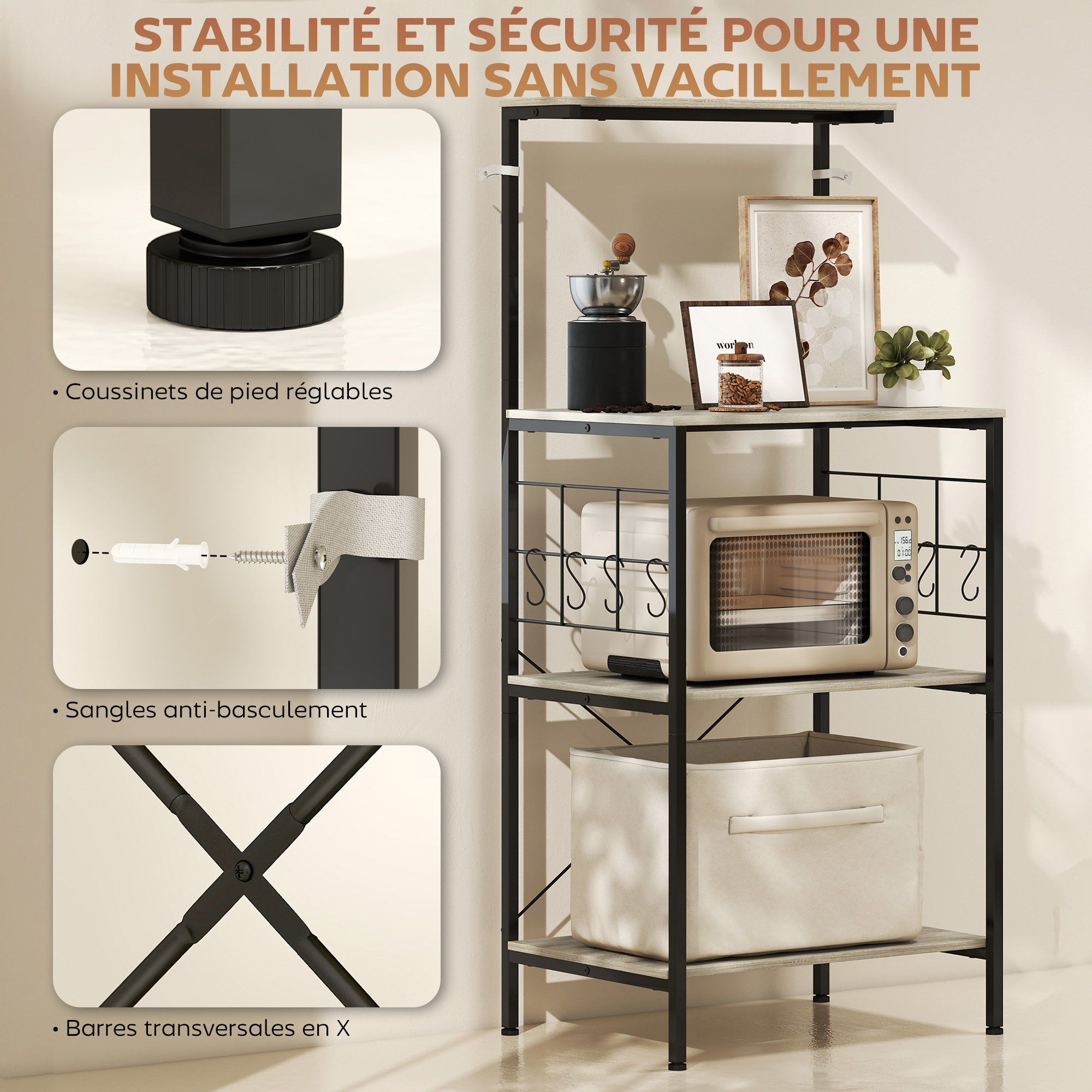 Rangement complet en cuisine