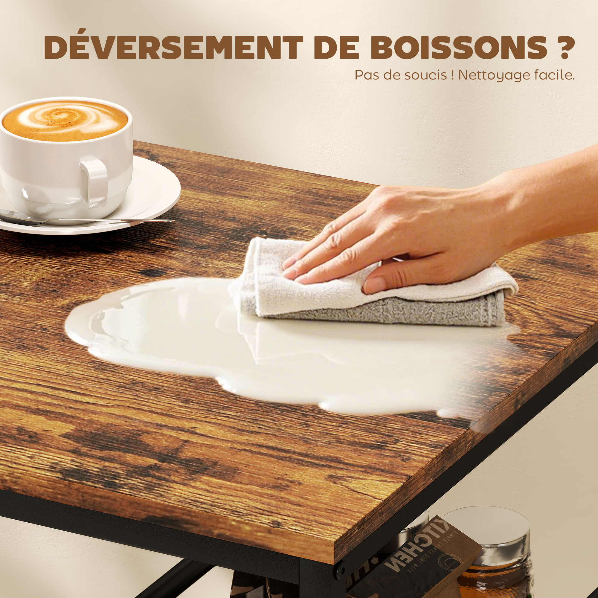Table de bar en cuisine