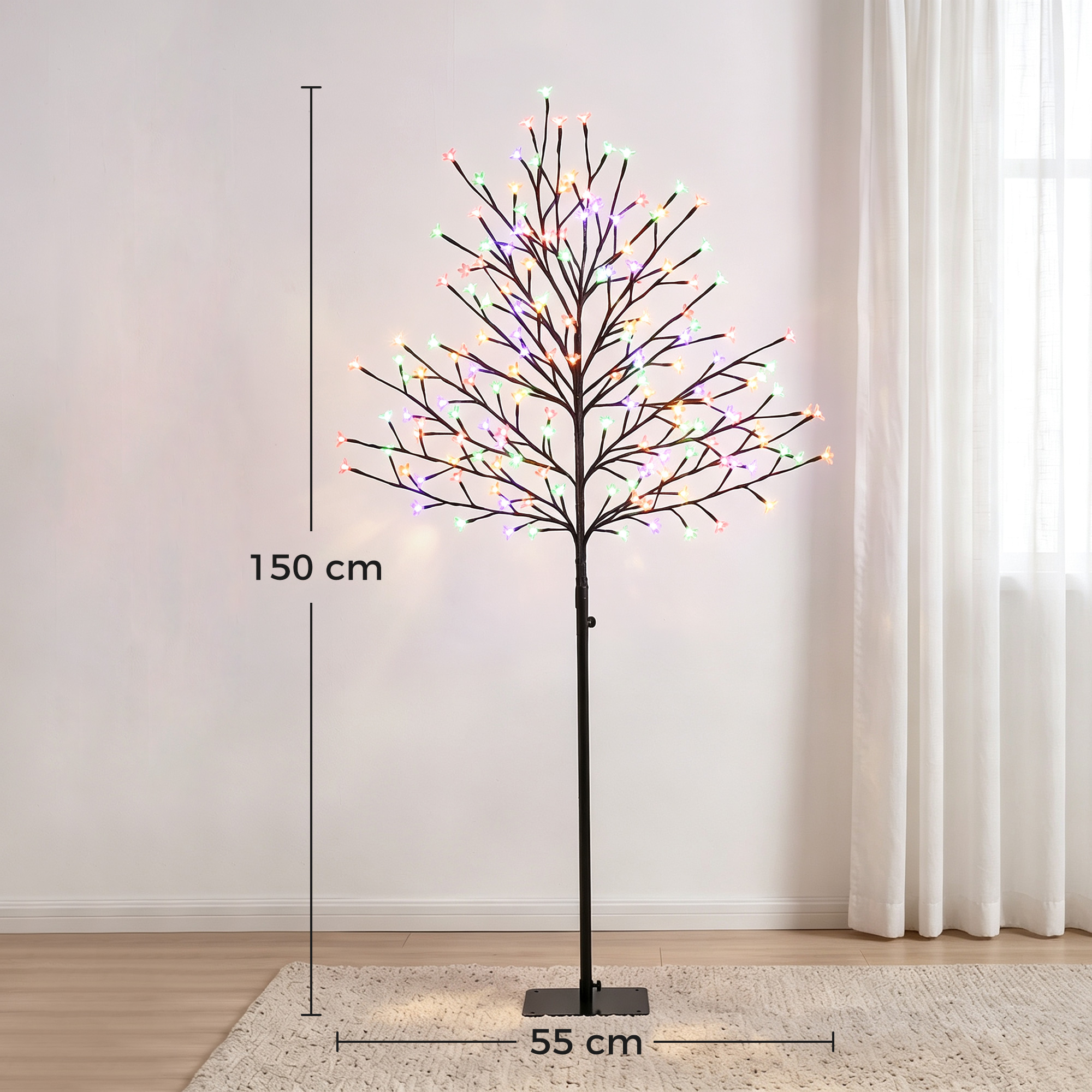 Arbre lumineux intérieur extérieur
