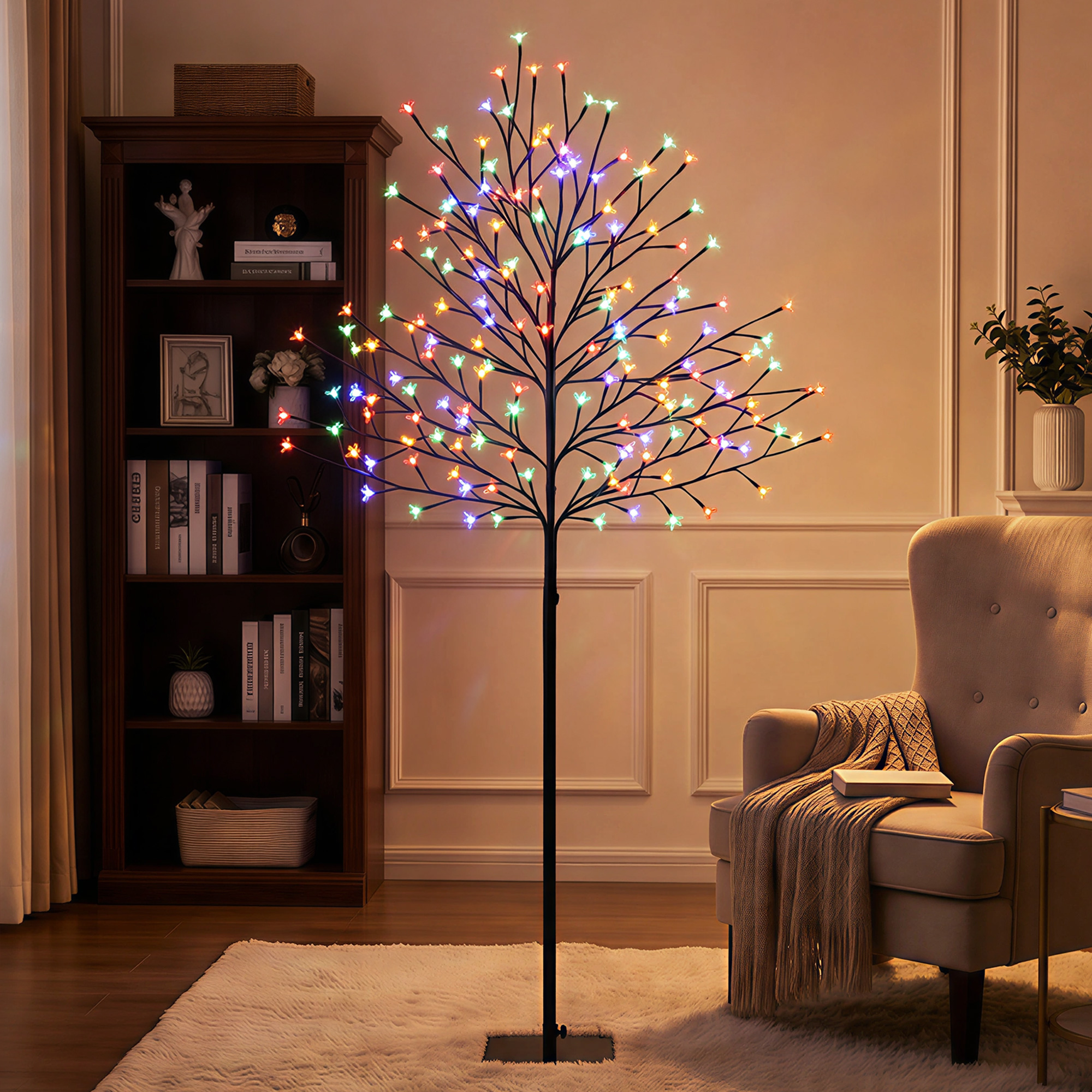 Arbre lumineux branches flexibles