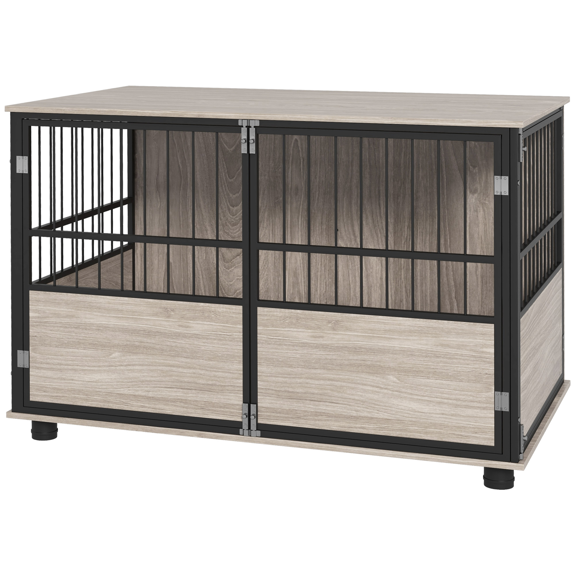 Cage pour chien intérieur. table d'appoi