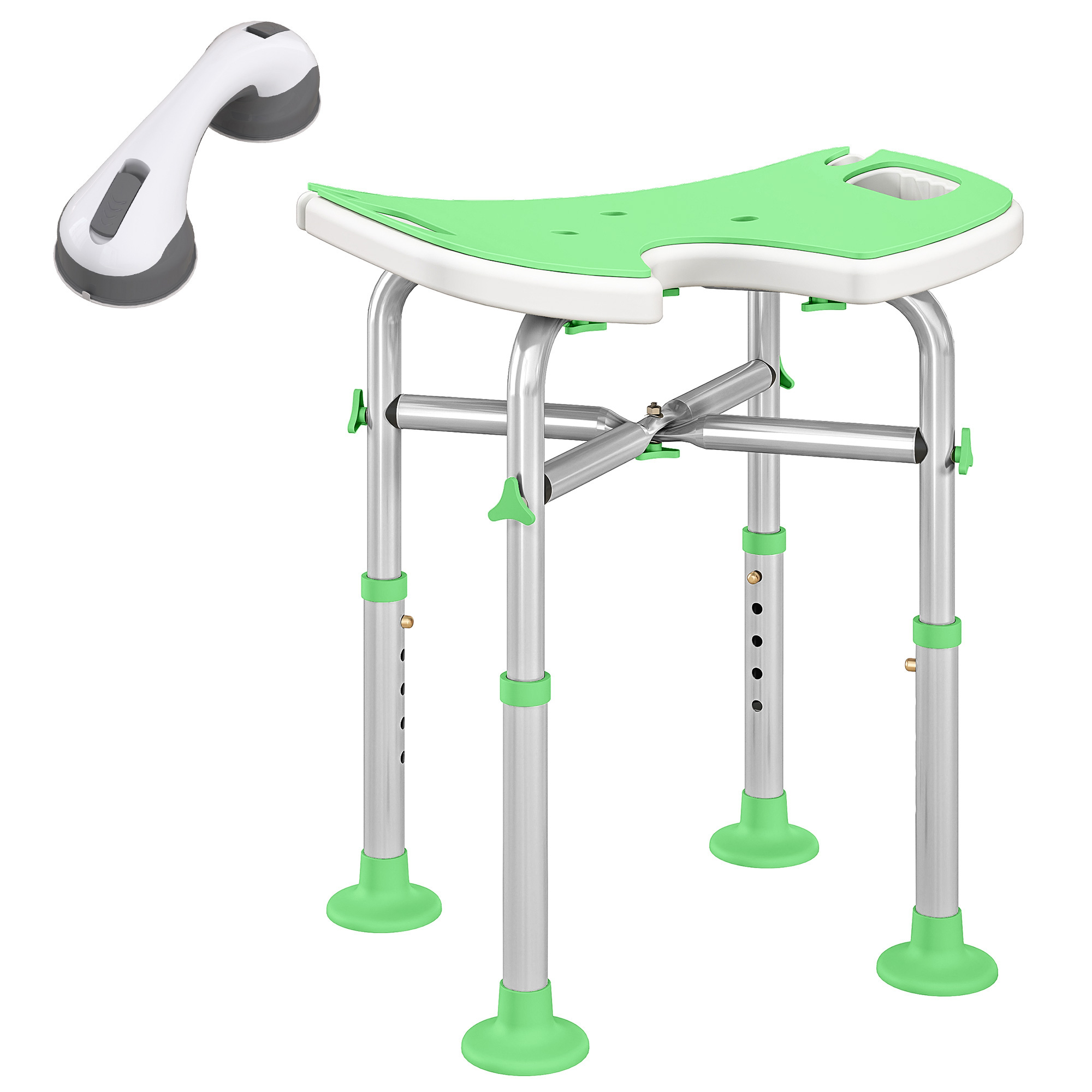 Tabouret de Douche, Hauteur Ajustable 39