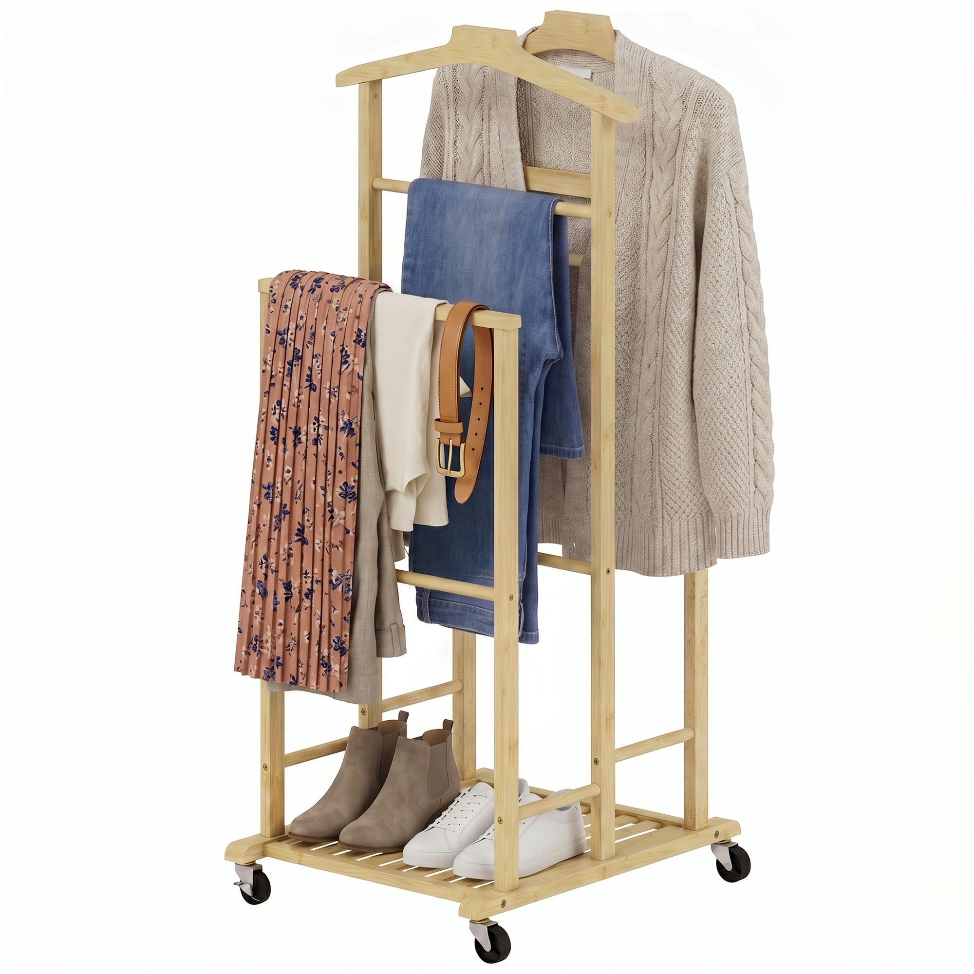 Portant à vêtements avec cintres