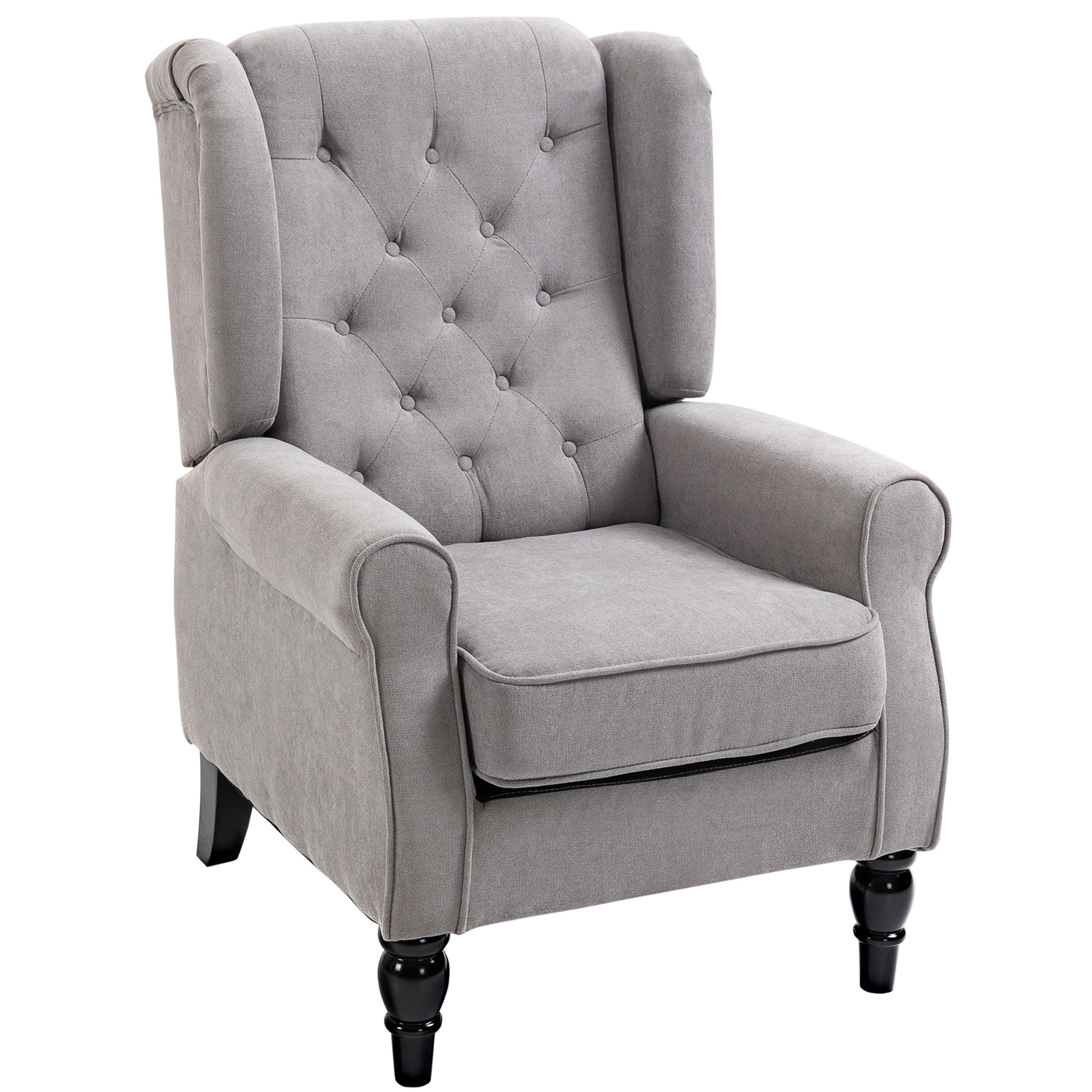Fauteuil de salon capitonné avec assise 