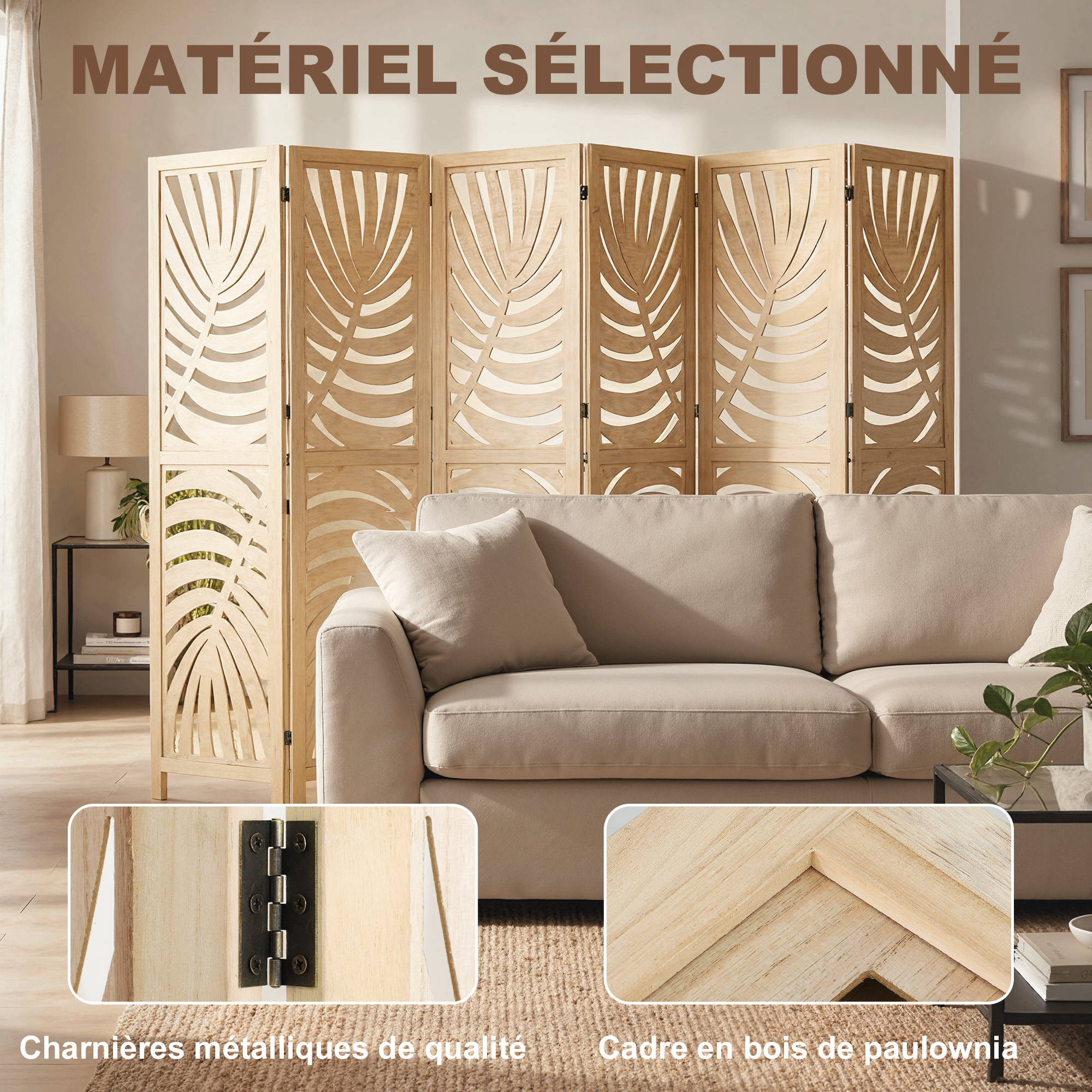 Motif découpé ventilation et intimité