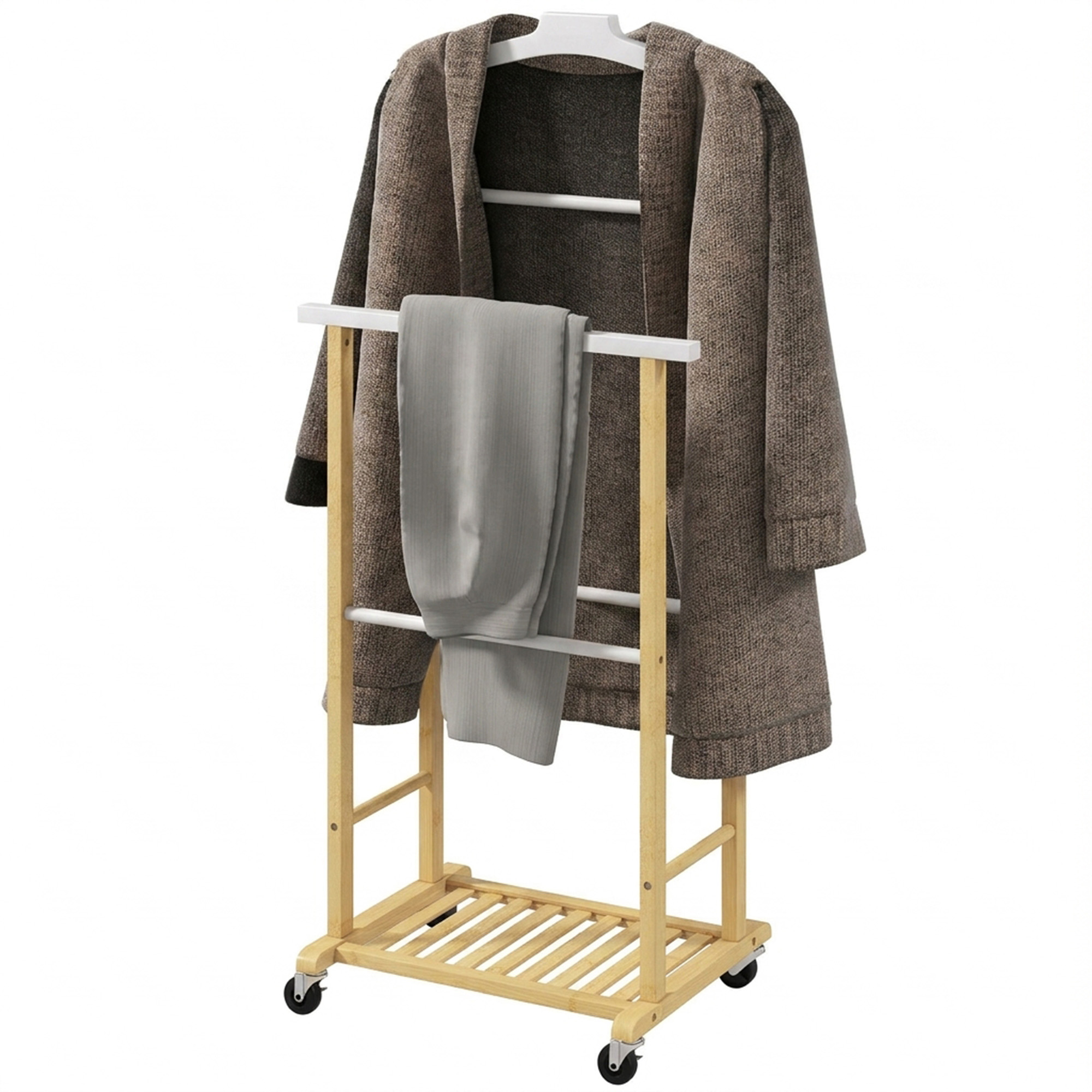 Portant à vêtements avec cintre intégré