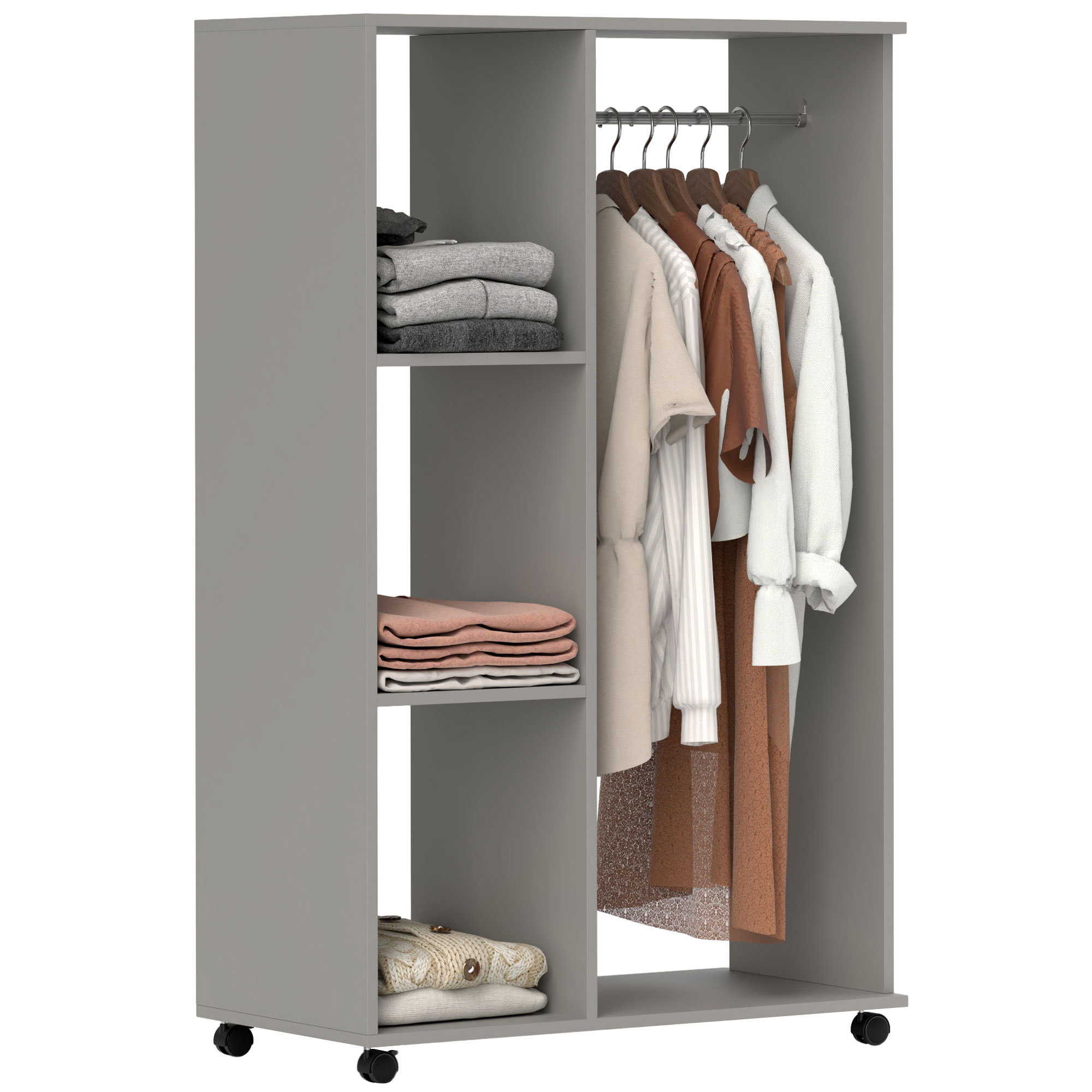 Armoire penderie meuble de rangement mob