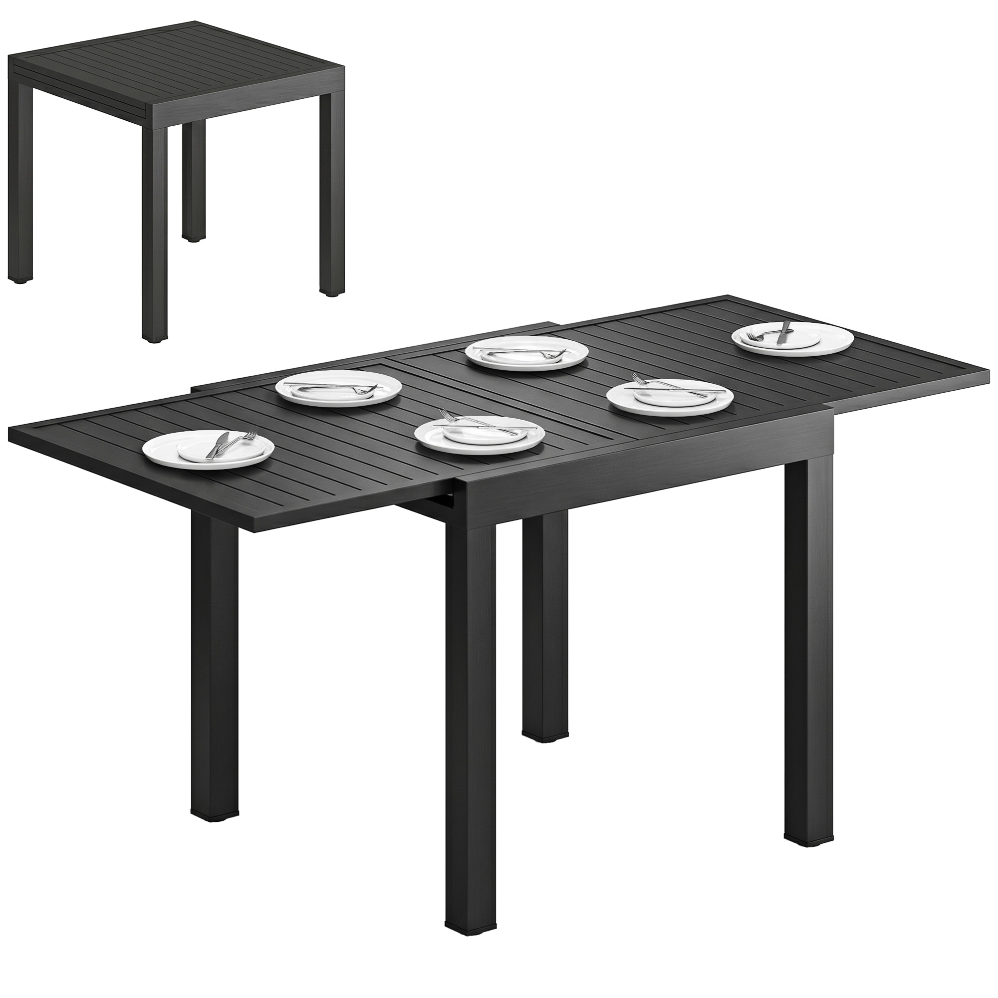 Table de jardin extensible table extérie
