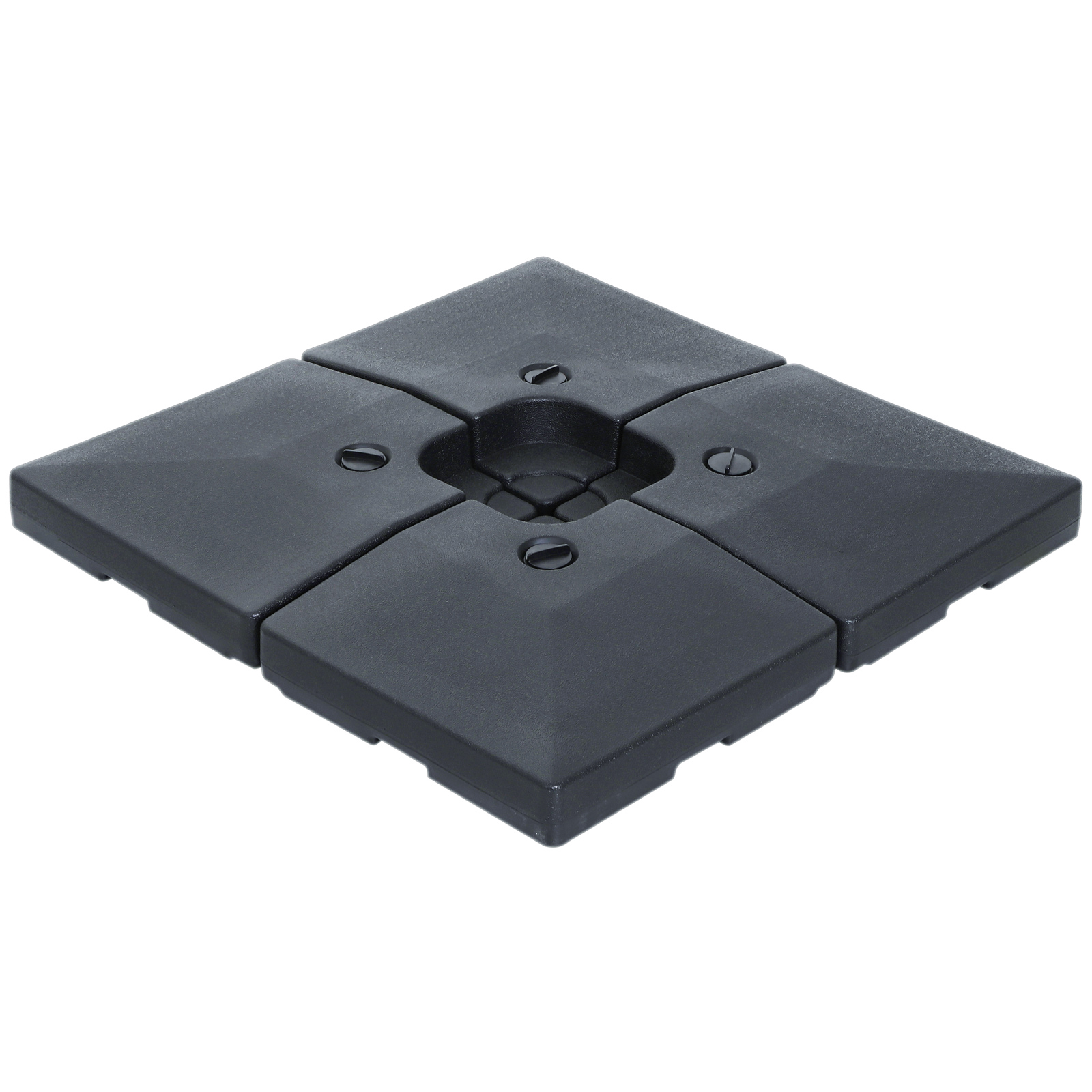 Pied de parasol Irovami 13 kg noir vue générale