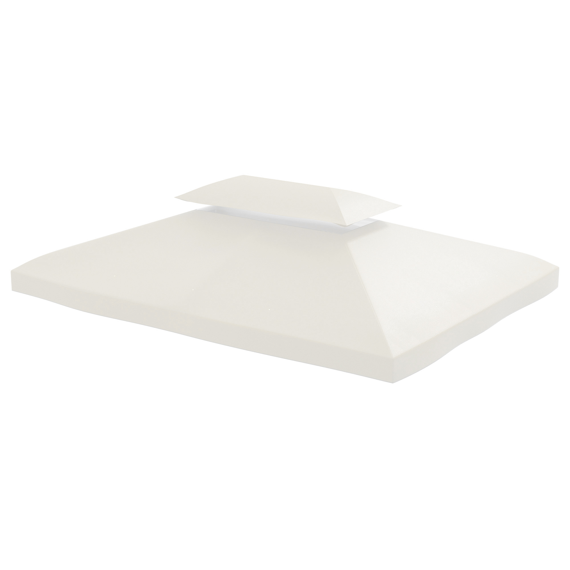 Toit de remplacement pour gazebo 3x4 m couleur crème