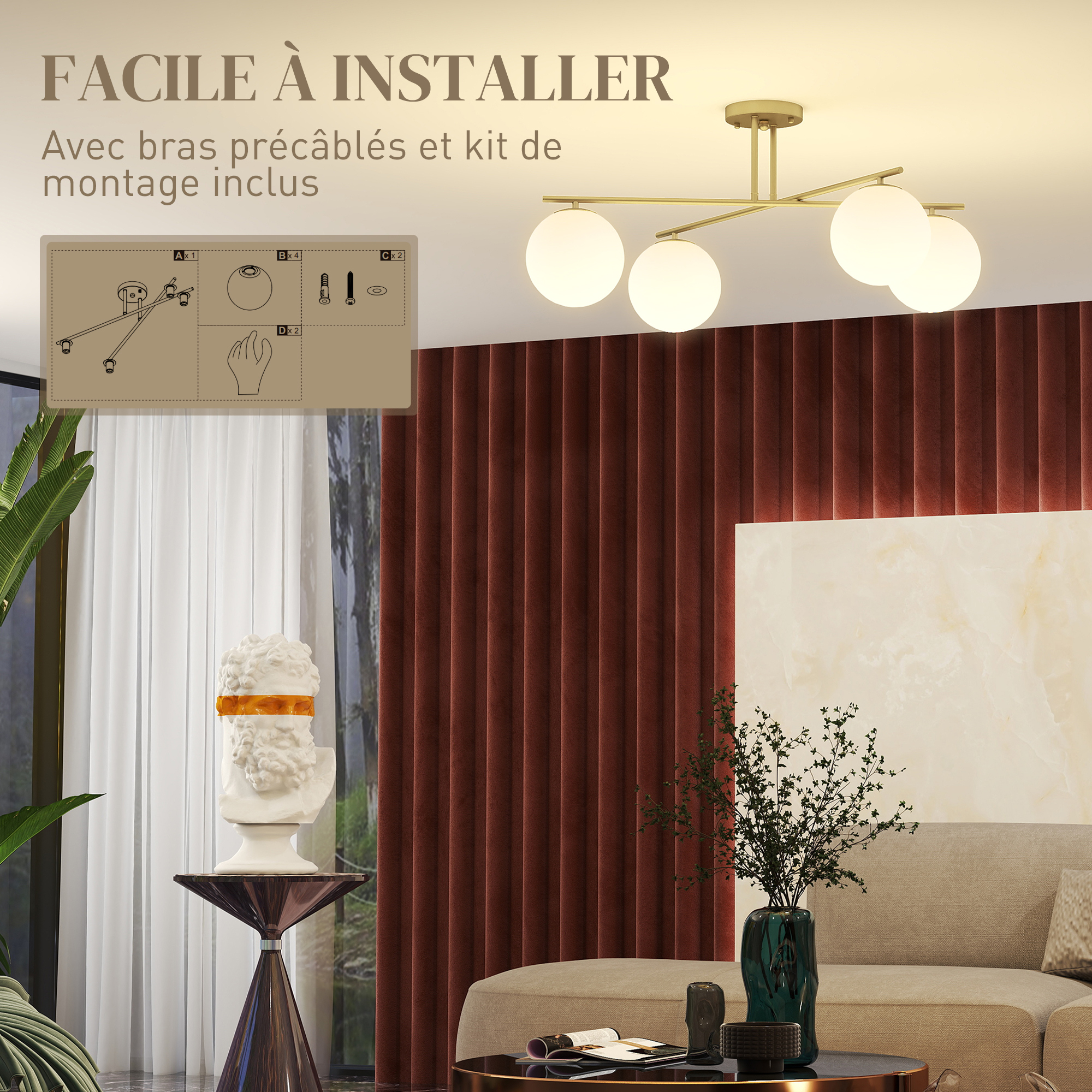 Utilisation salon, chambre, couloir, entrée, cuisine