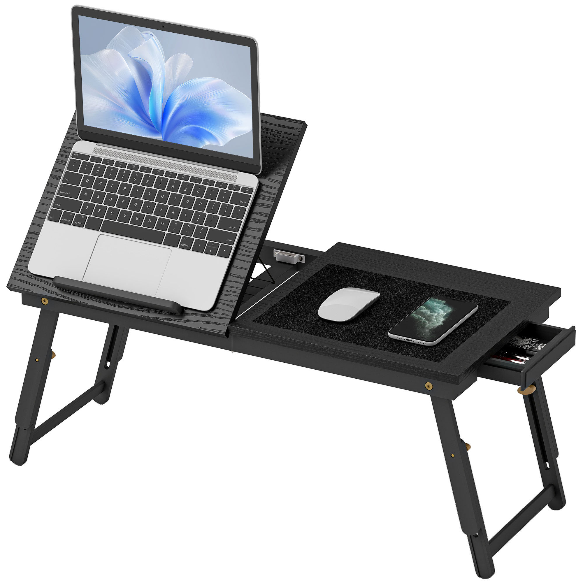 Support ordinateur portable réglable inclinable pliable 23-34cm avec ordinateur