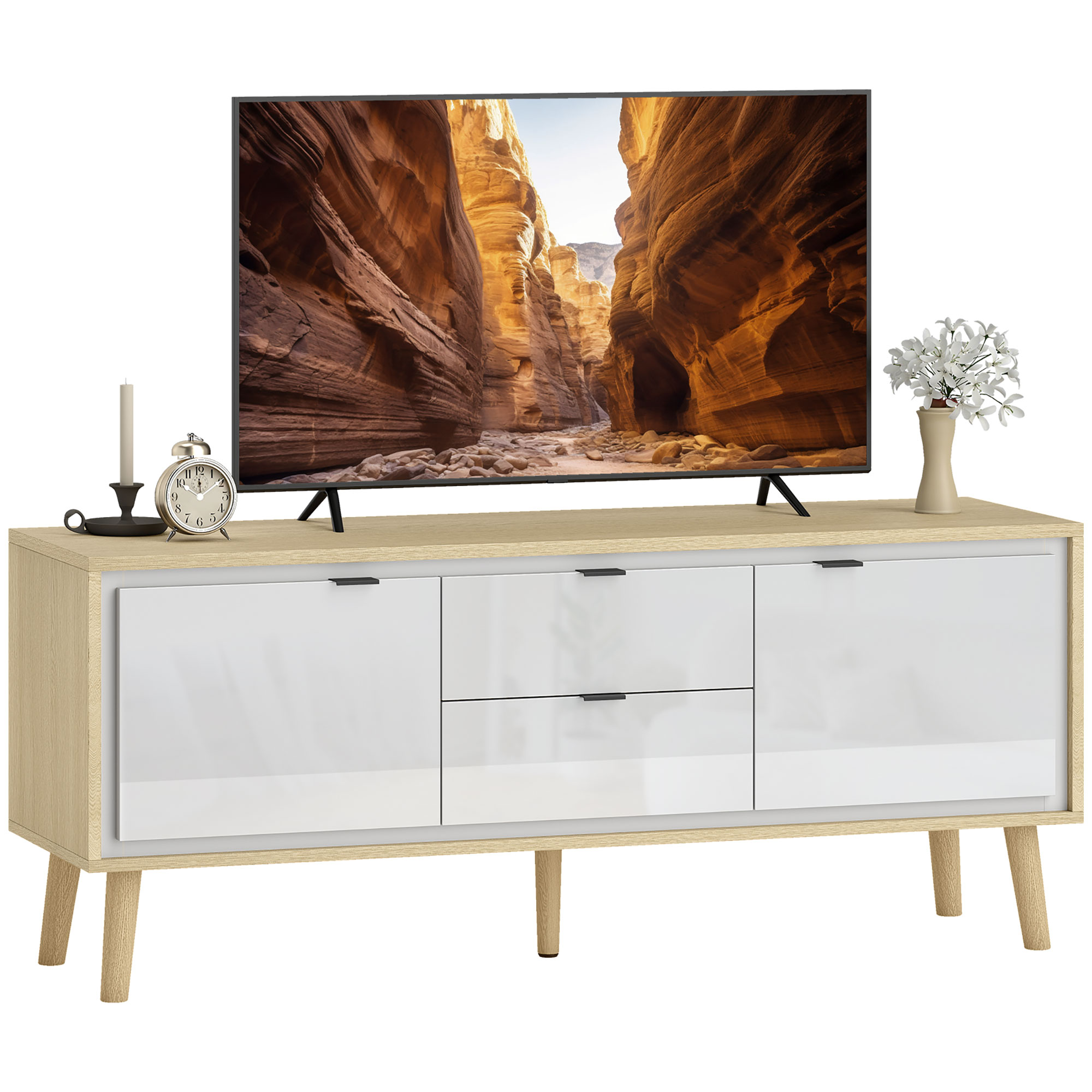 Meuble TV moderne vue d'ensemble