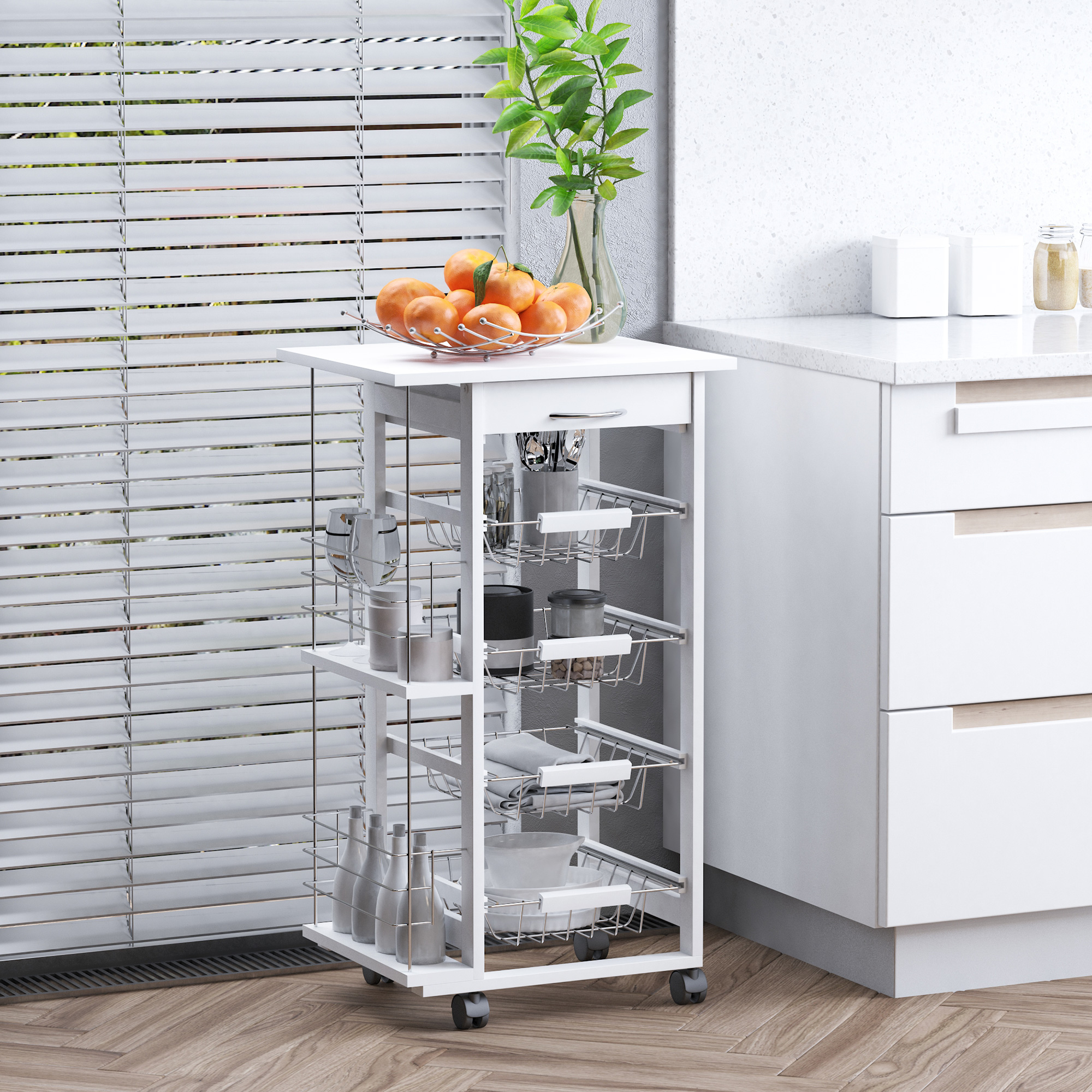 carrello cucina utilizzo domestico