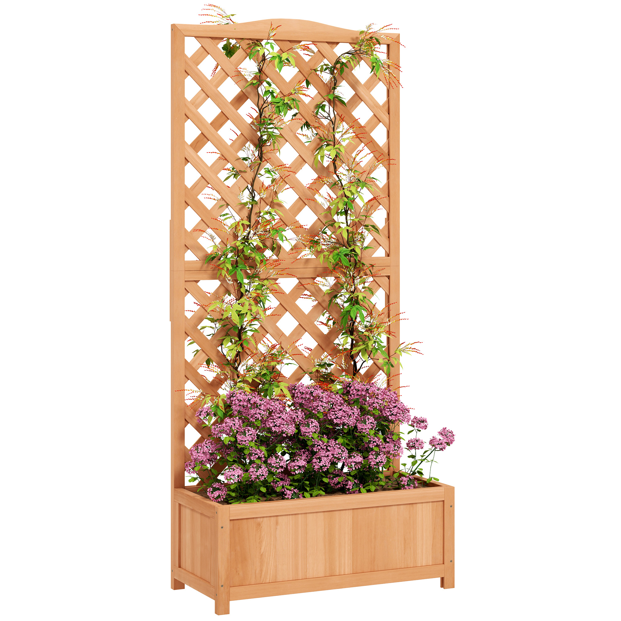 Jardinière surélevée vue d'ensemble