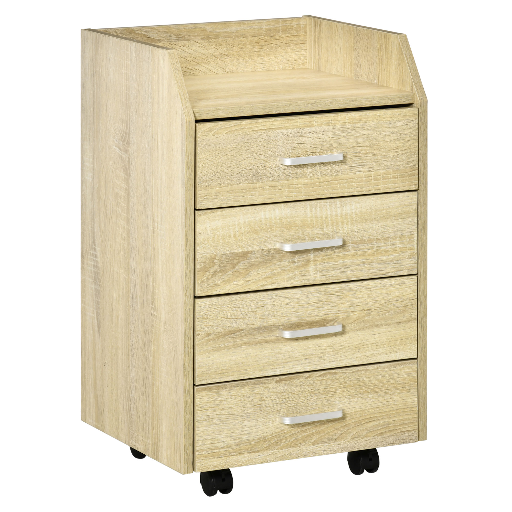 Caisson de bureau rangement sur roulette