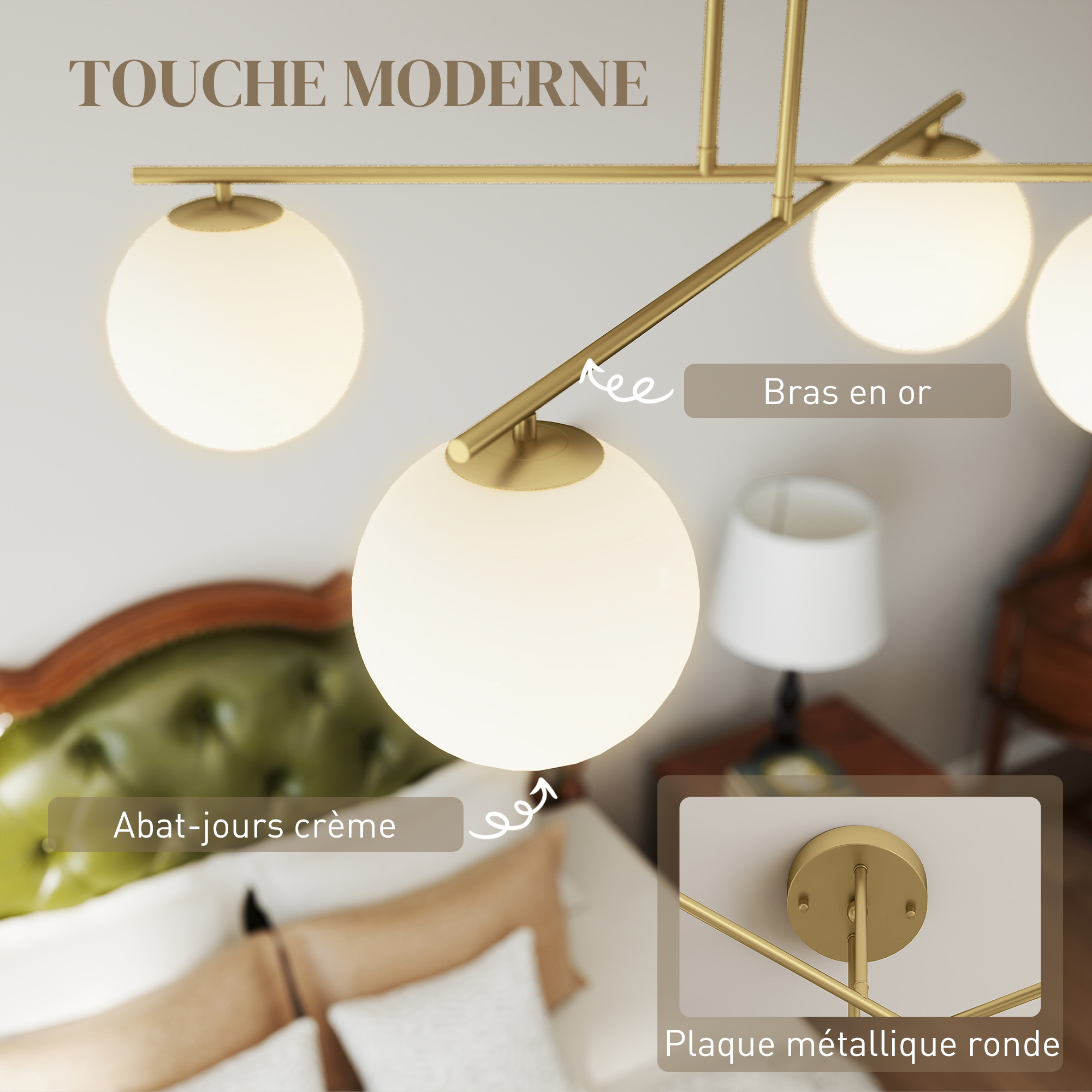 Douille E14 universelle, ampoules non‑fournies