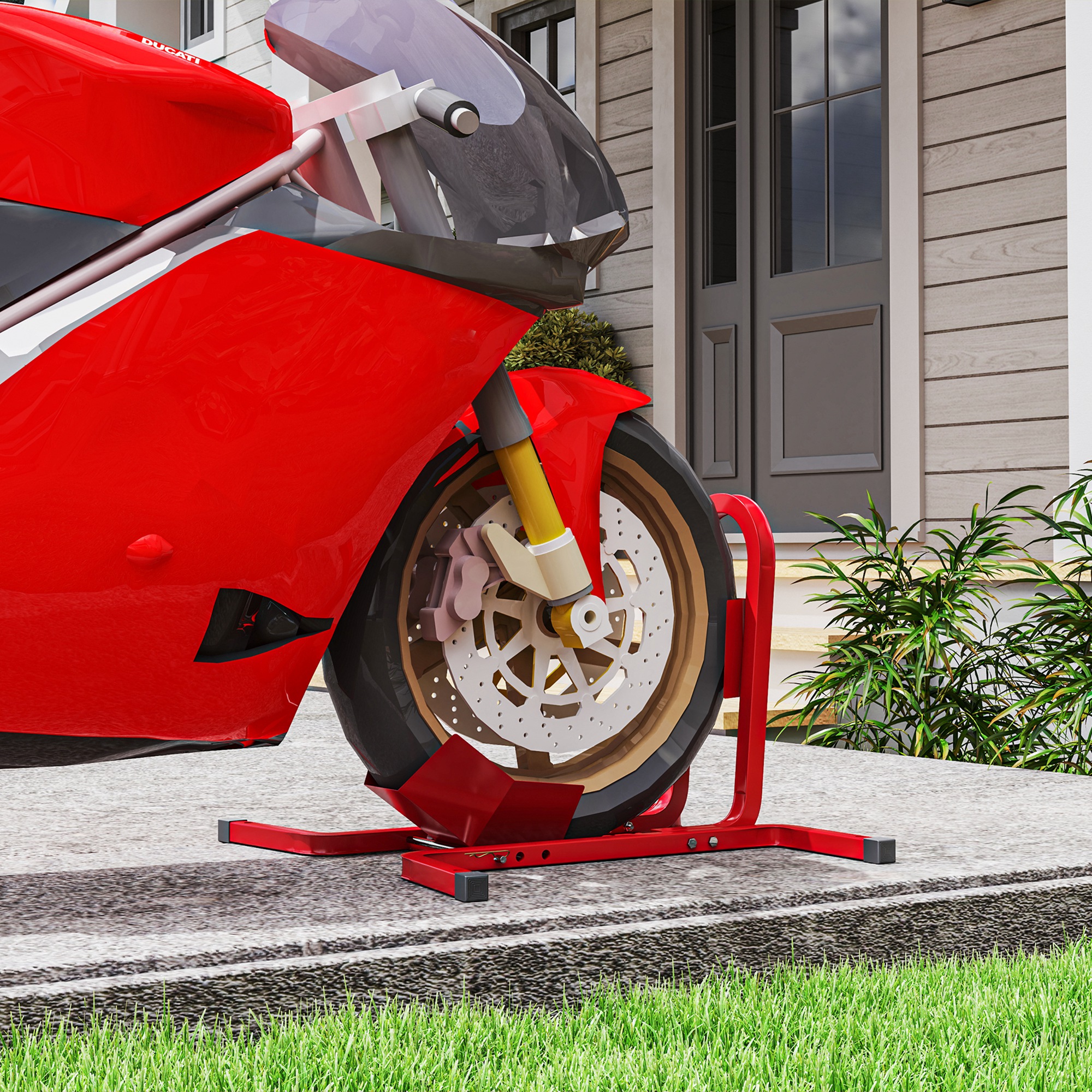 Utilisation pour entretien et stockage moto