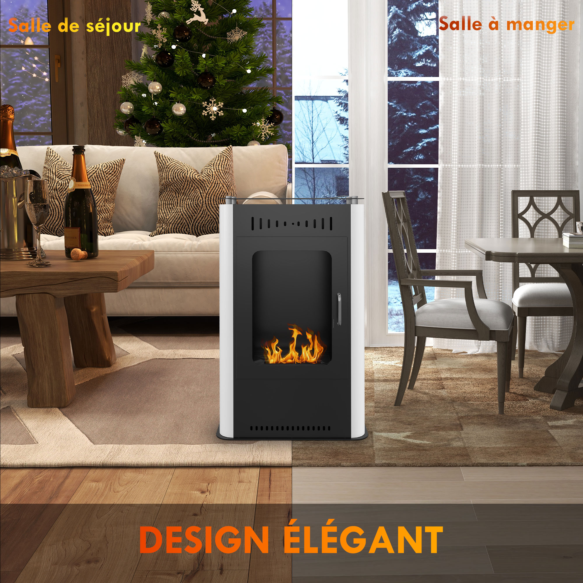 Fixation murale anti‑basculement, étagère supérieure en acier