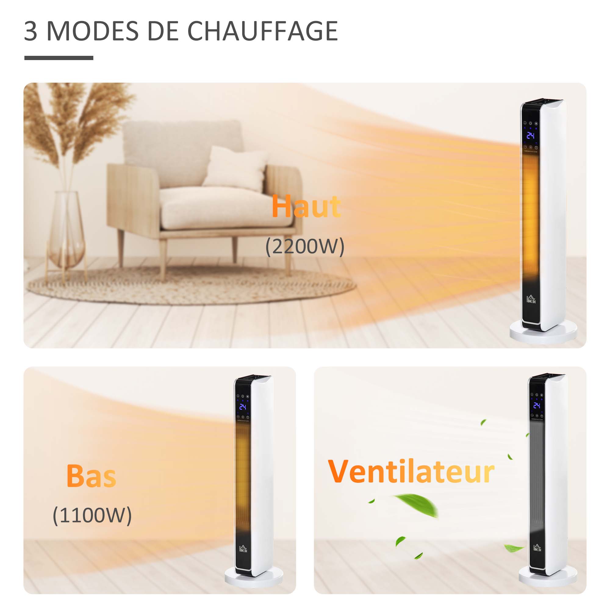 Double sécurité : anti‑surchauffe et anti‑basculement