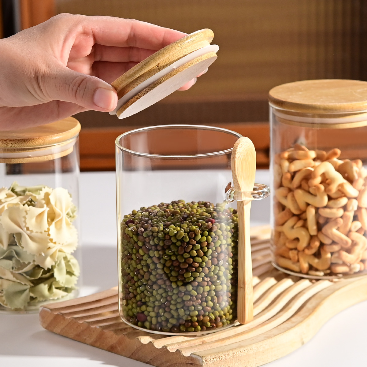 Joint silicone hermétique préserve la fraîcheur des aliments secs