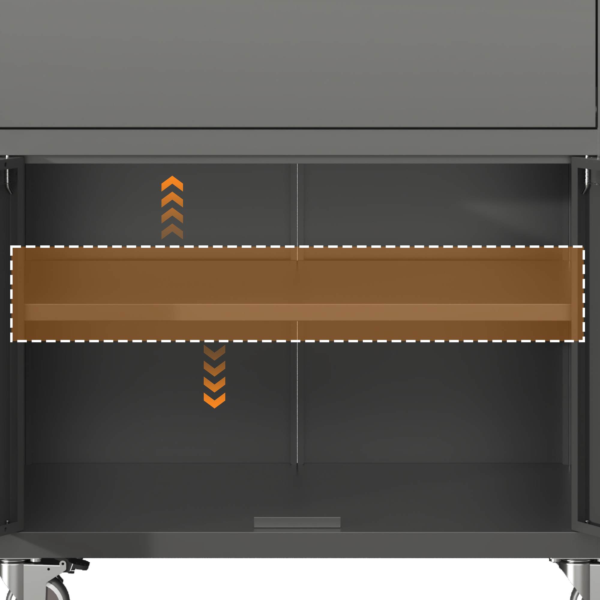 Armoire dans environnement atelier garage