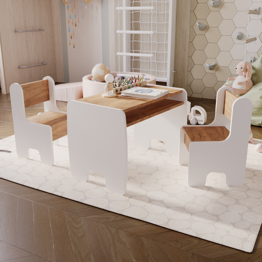 Ensemble table et chaises enfant