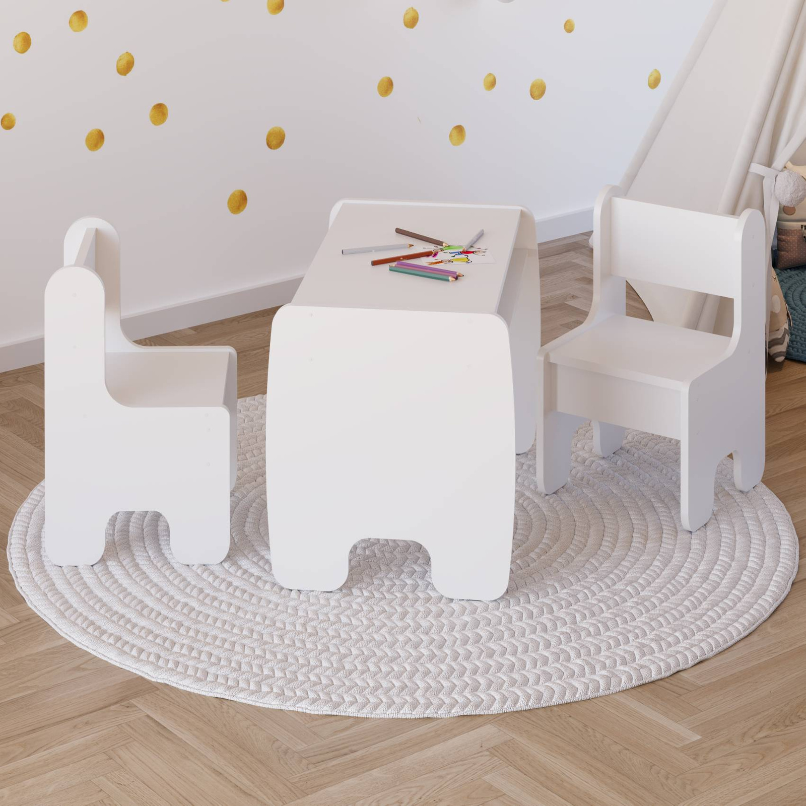 Ensemble table et chaises enfant