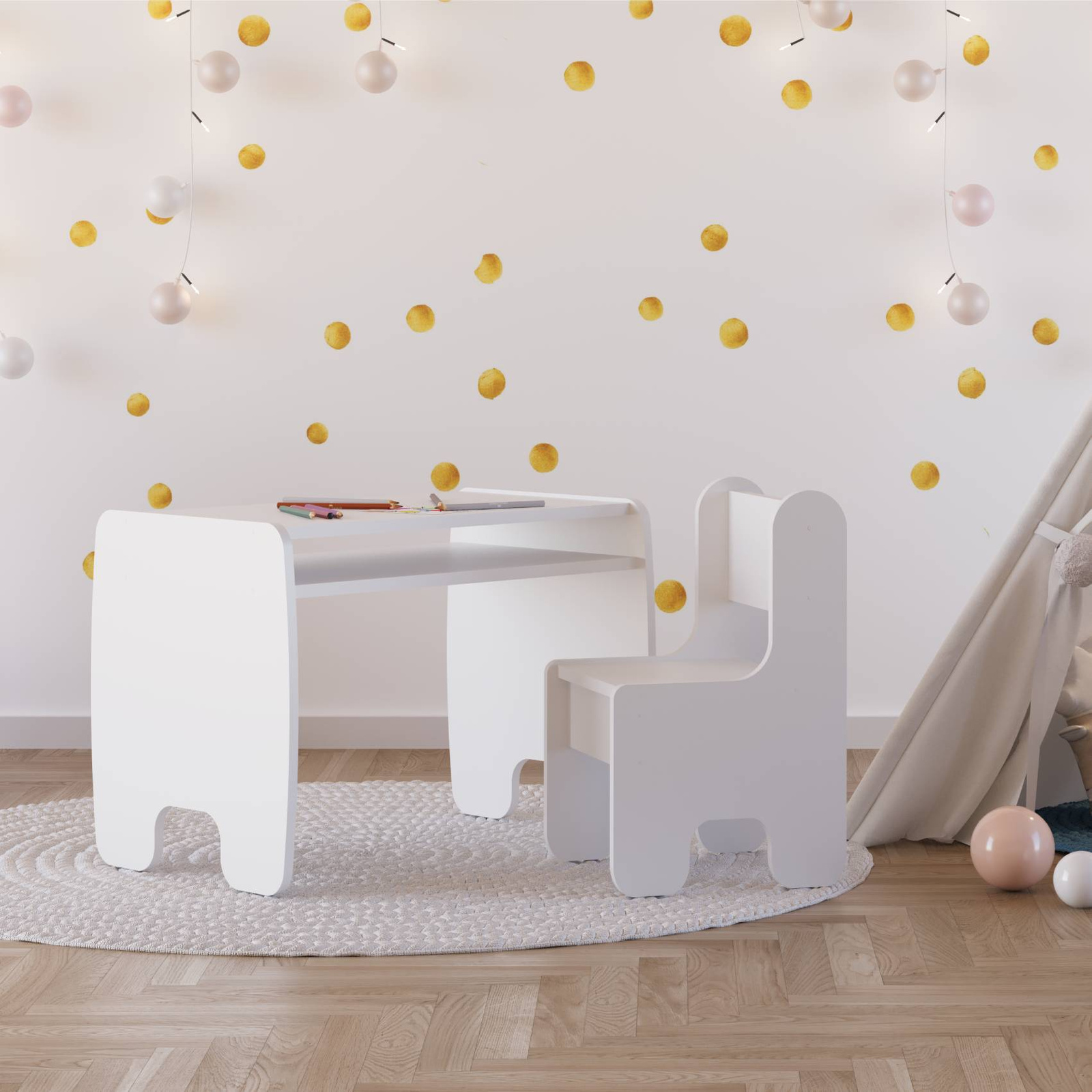 Ensemble table et chaises enfant