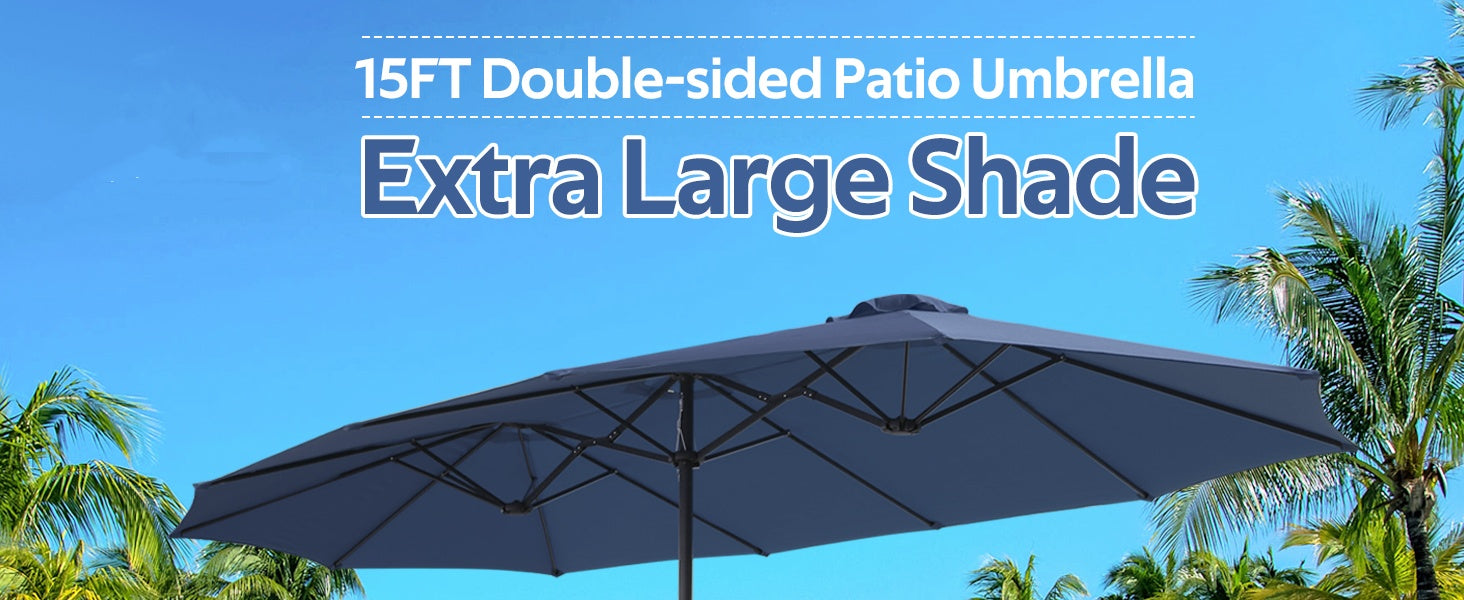 YODOLLA best rectangular patio umbrella for protection