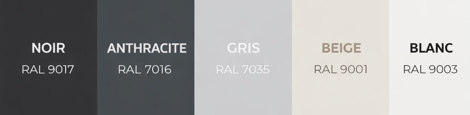 Palette coloris receveur MADISON PLUS