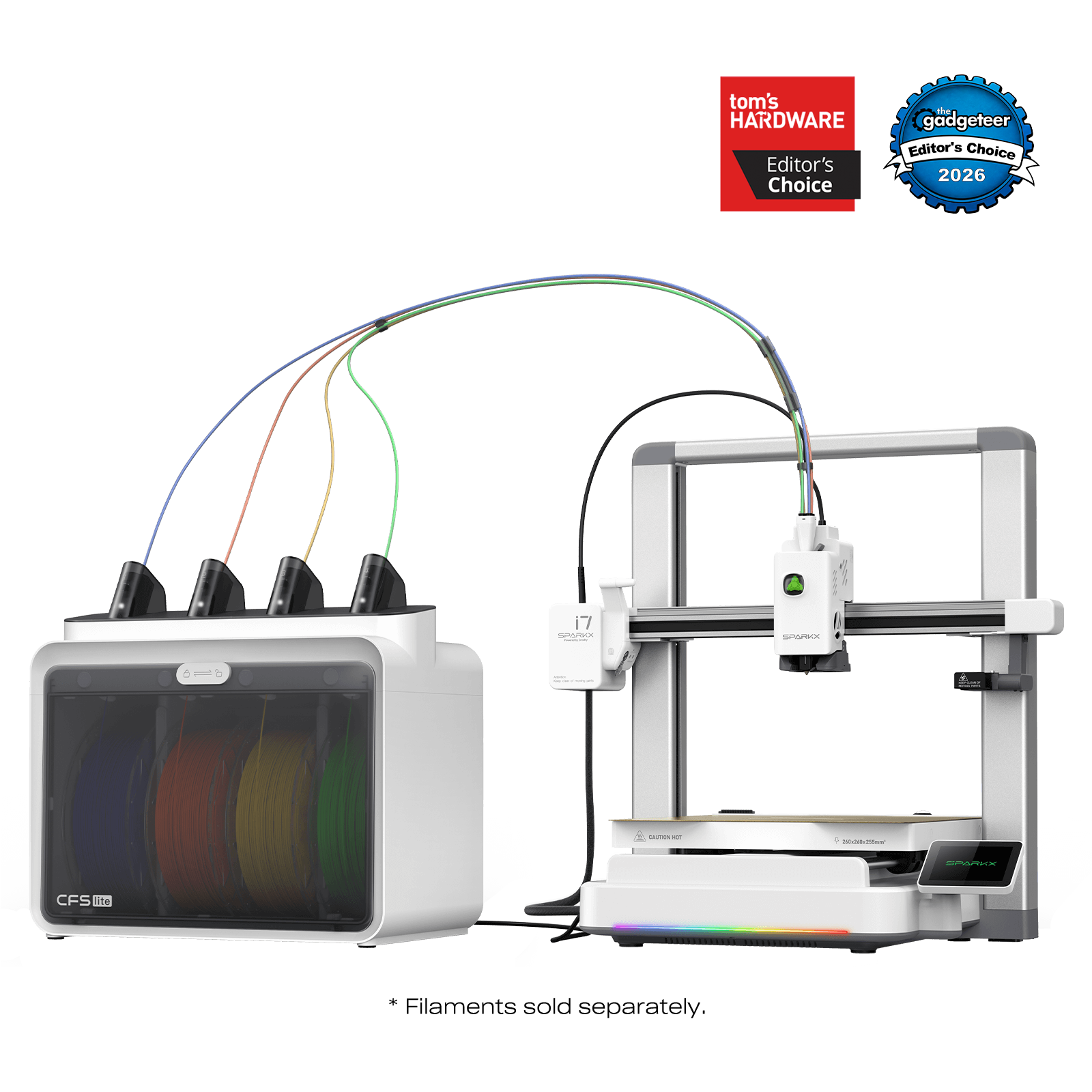 Creality SparkX i7 Color Combo Stampante 3D FDM Multicolore 4 Colori Autolivellante Rapida