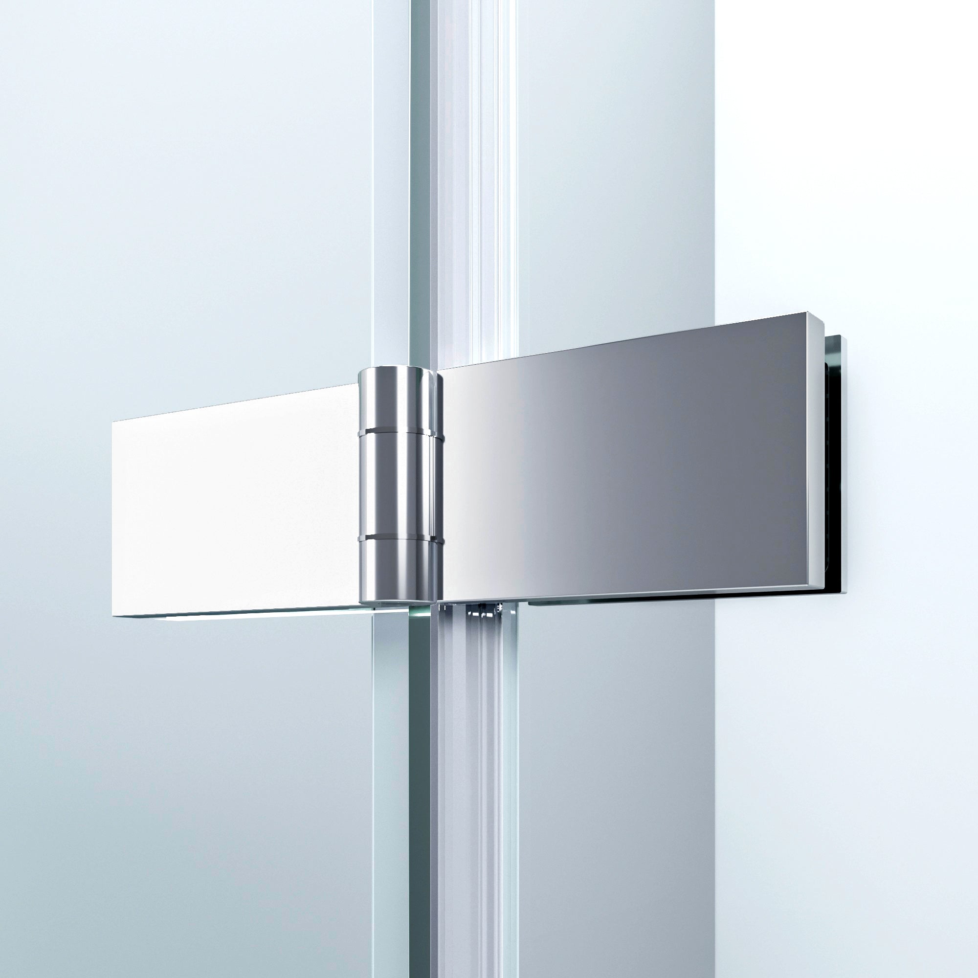 Duschkabine Falttür Duschabtrennung Walkin Duschwand Glas faltbar klappbar Begehbare Dusche Höhe 187 cm
