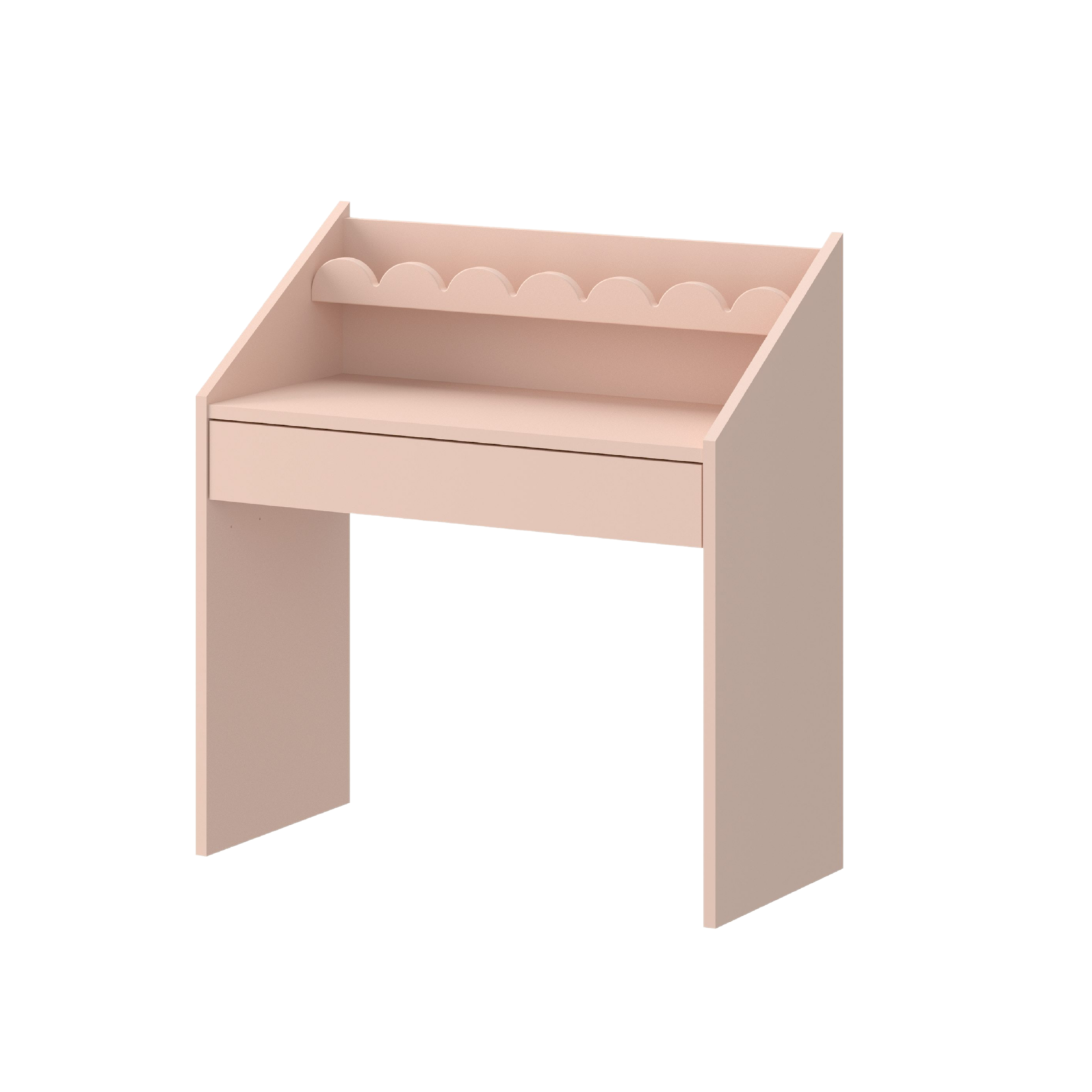 Bureau enfant rose vintage