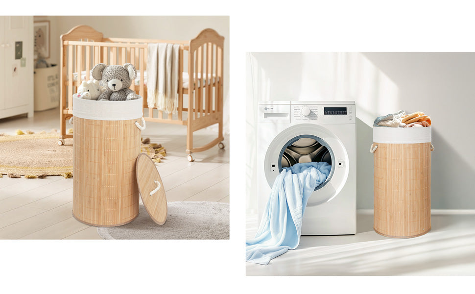 Cesta Panni Sporchi IEGrow Portabiancheria Salvaspazio