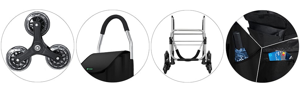 VOUNOT Folding Shopping Trolley On 6 Wheels, Aluminium Lightweight Shopping Cart, 45L, Black -Vonshef shop AAHKMJXYDAFdJAOAIMEbOAch25Oe7T 3Pt0Wo 99X94RuPhxQnAu4fXOD8YNHjEdpViMNwJ GbHGSyn6R