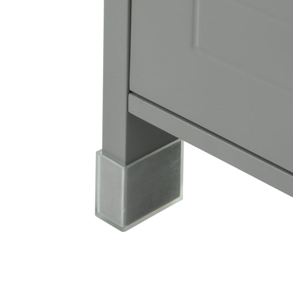 SoBuy Mobile Bagno Colonna mobiletto Bagno salvaspazio Grigio L30*P30*A90 cm FRG127-SG